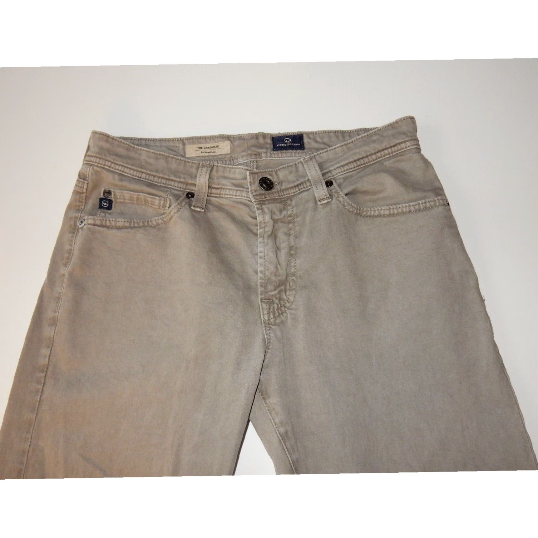 Element Element Men's Beige Denim Straight Jeans Size 28x31 Size US 29 - 3 Thumbnail
