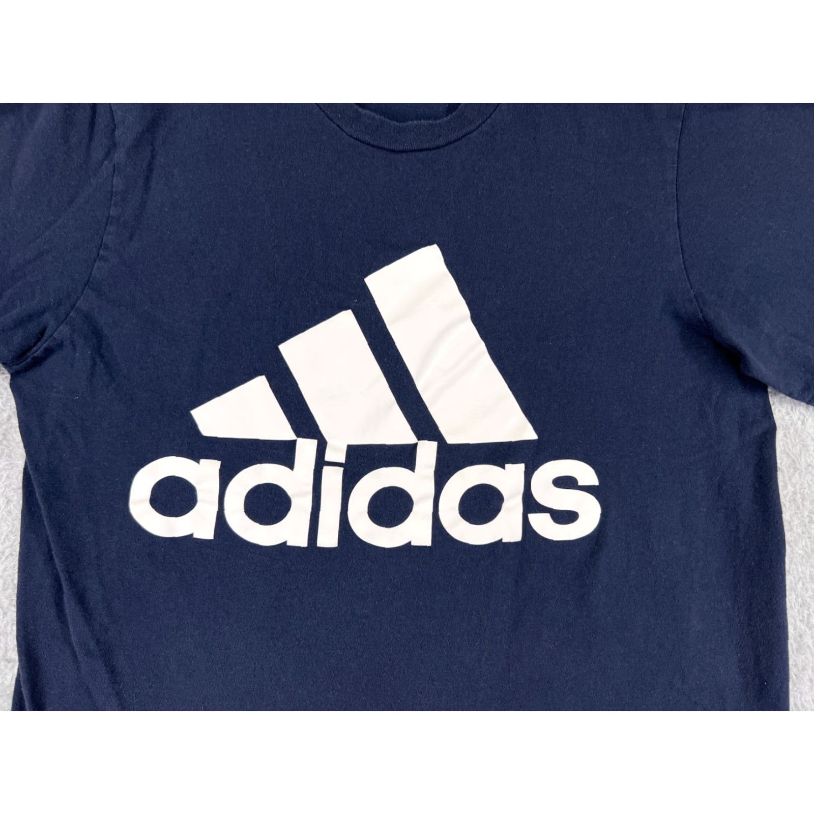 Adidas Adidas Shirt Mens Small Blue Graphic Print Logo Short Sleeve Crew Size US S / EU 44-46 / 1 - 3 Thumbnail