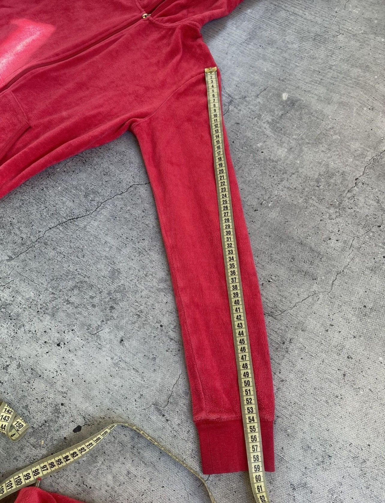 Juicy Couture Vintage y2k Juicy Couture Style Velour Track Suit Size 40" / US 18 - 11 Thumbnail