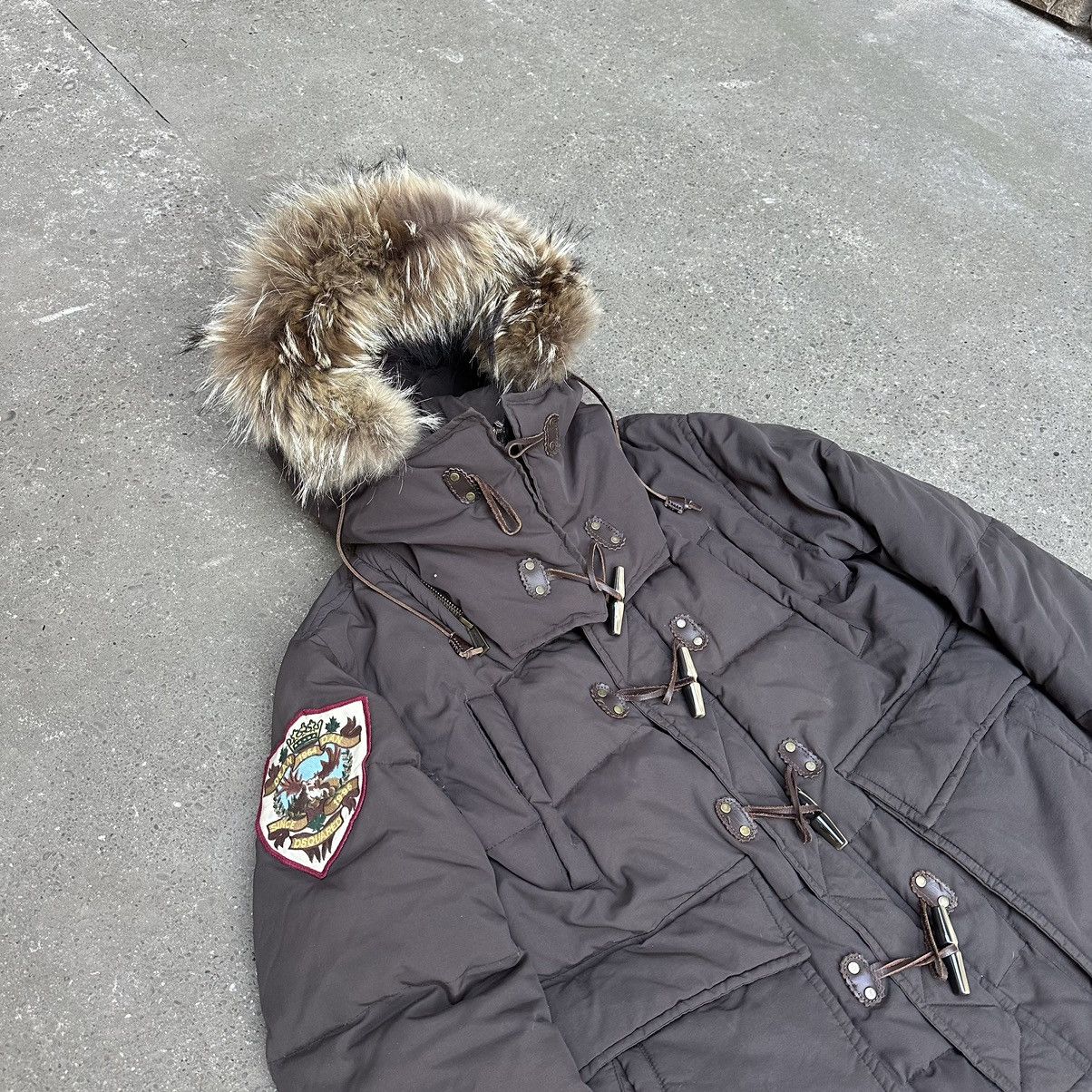 Beauty Beast Rare 2007 Dsquared 2 Racoon Real Fur Alaska Down Jacket Size US M / EU 48-50 / 2 - 13 Thumbnail