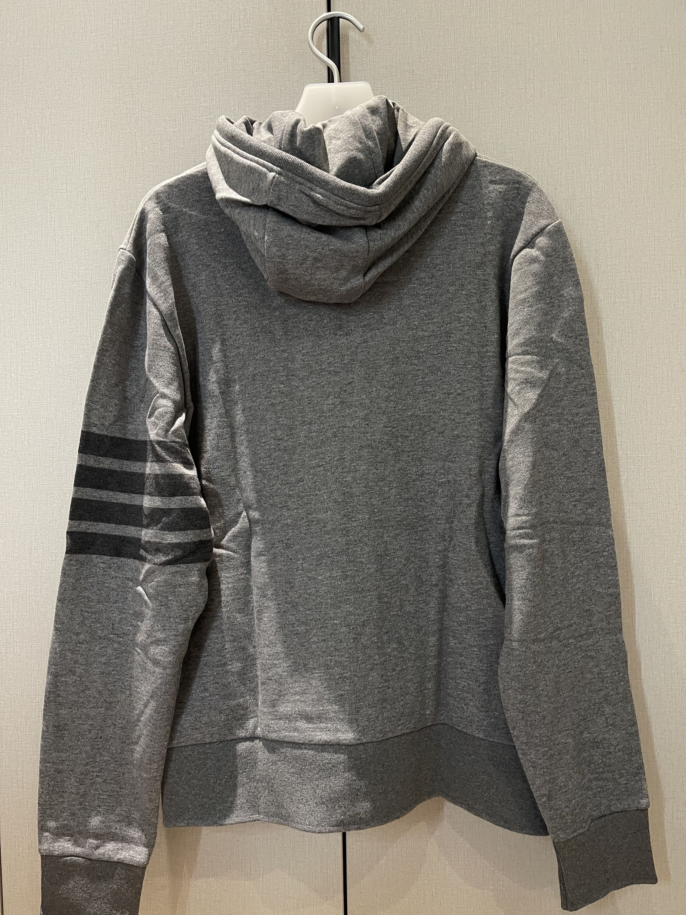 Thom Browne Thom Browne Zip Hoodie Grey Size US L / EU 52-54 / 3 - 2 Thumbnail