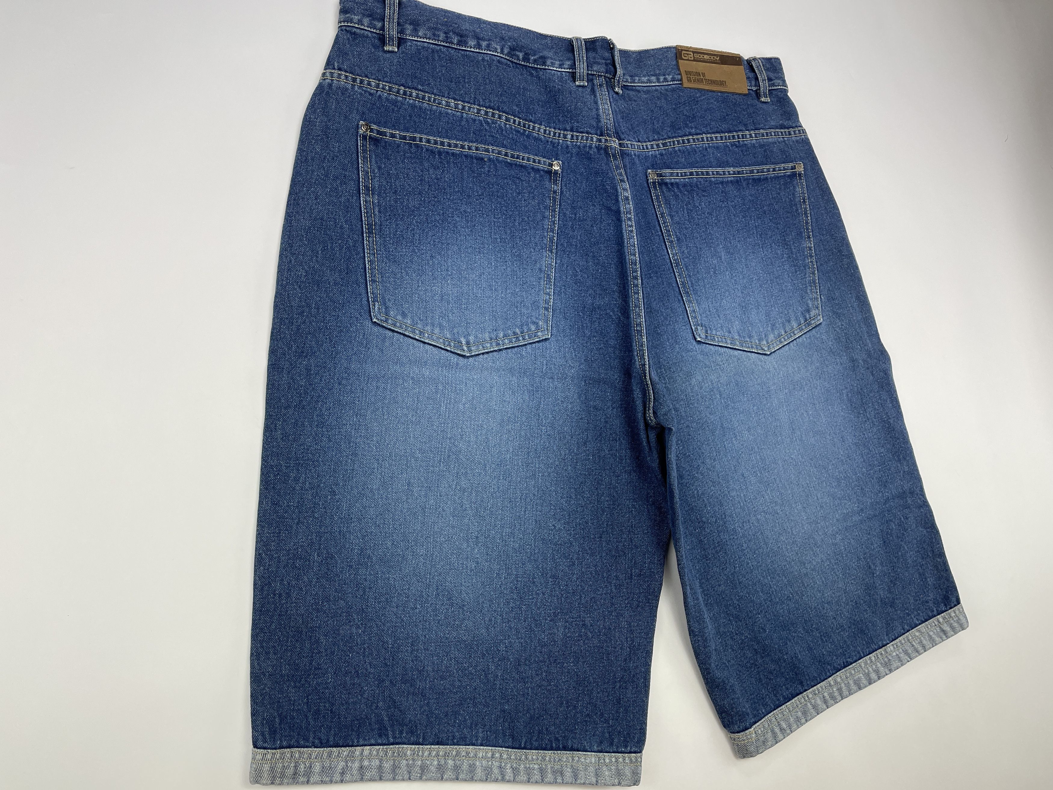 Vintage Godbody shorts, vintage jeans, 90s hip hop, 1990s baggy W 40 Size US 40 / EU 56 - 2 Thumbnail
