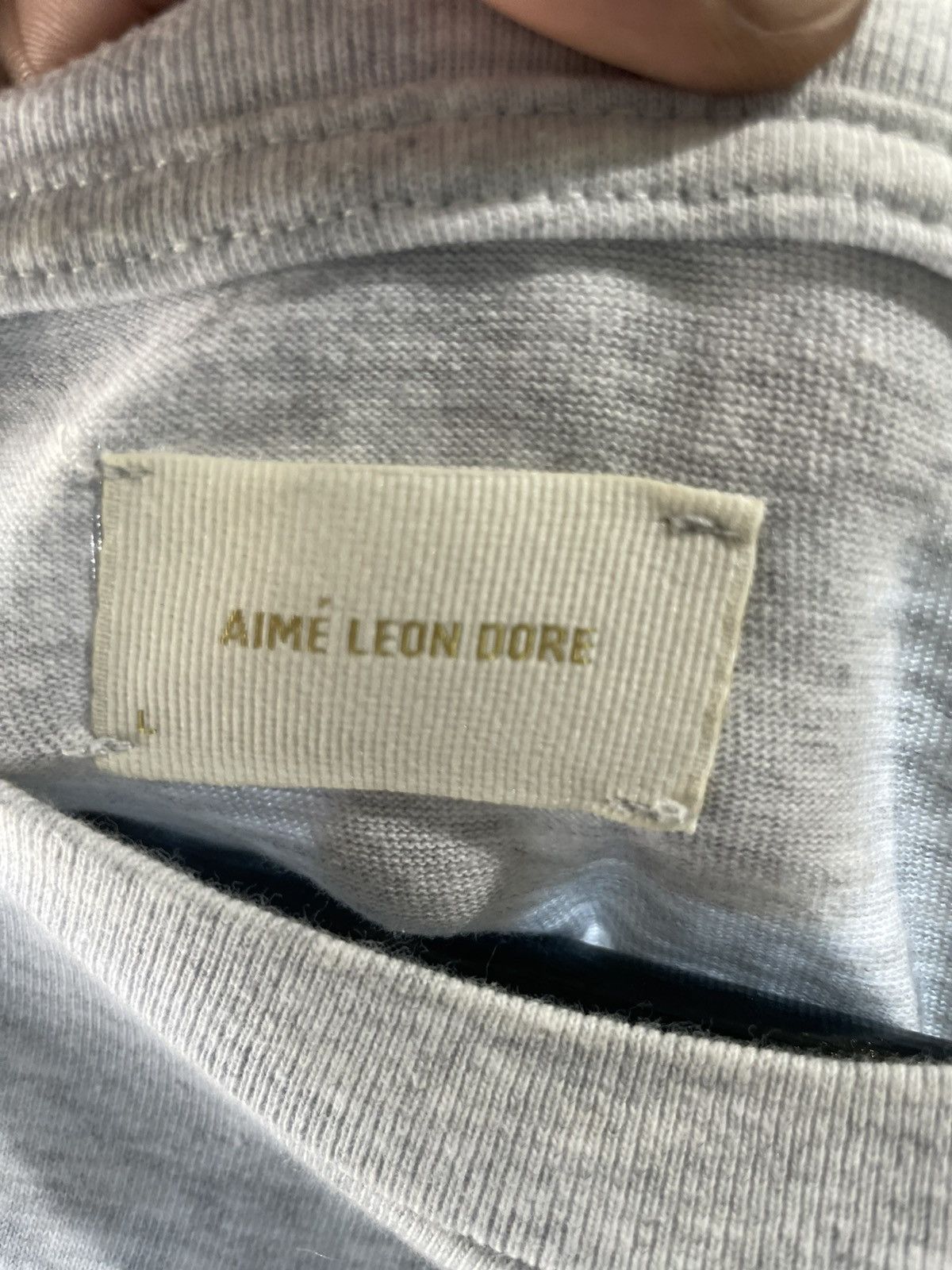 Aime Leon Dore Aime Leon Dore T-Shirt Gray Size US L / EU 52-54 / 3 - 3 Thumbnail