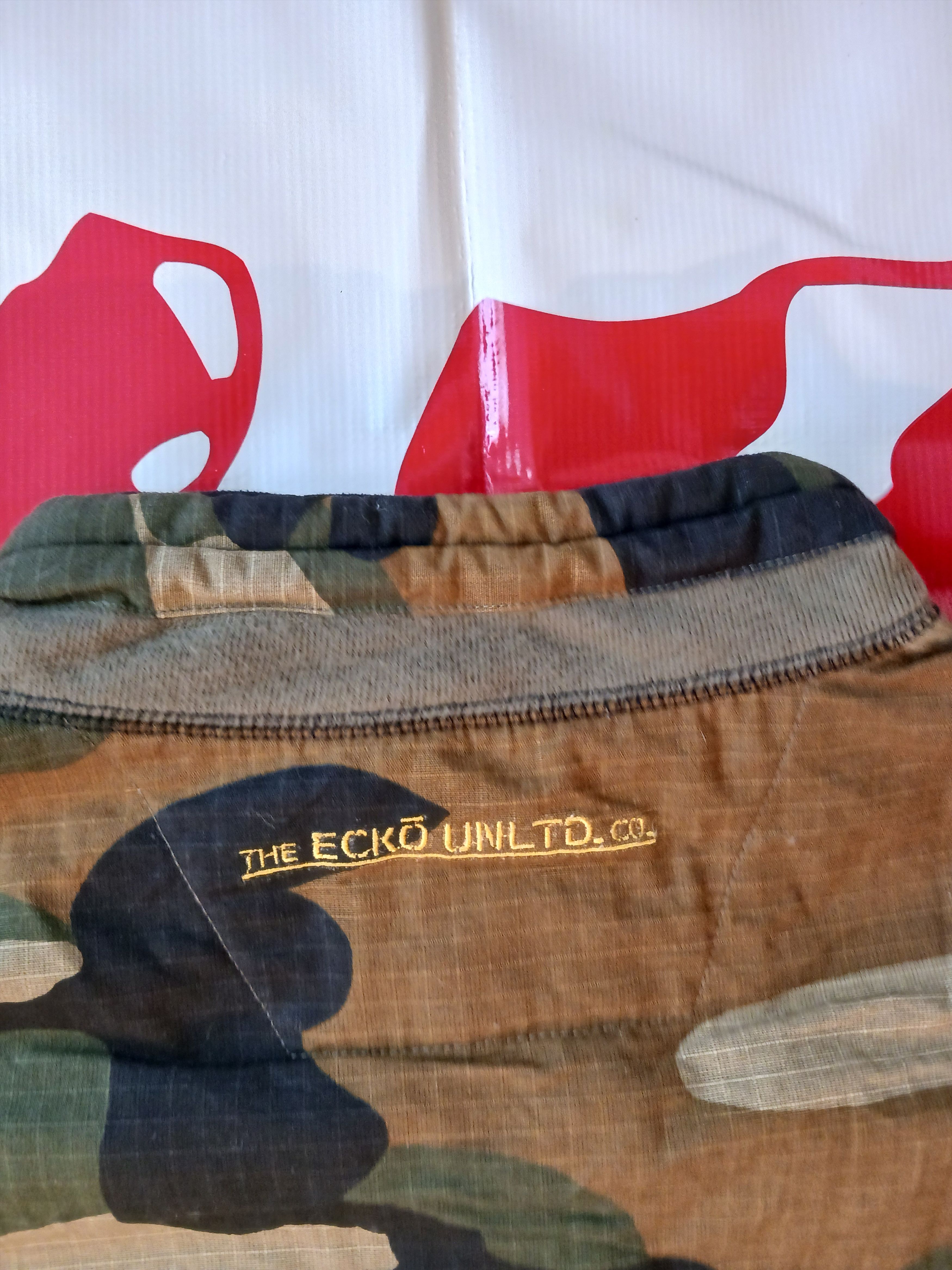 Ecko Unltd. ECKO UNLTD Camo MILITARY KNIT SWEATER 90s Unlimited Size US XL / EU 56 / 4 - 2 Thumbnail