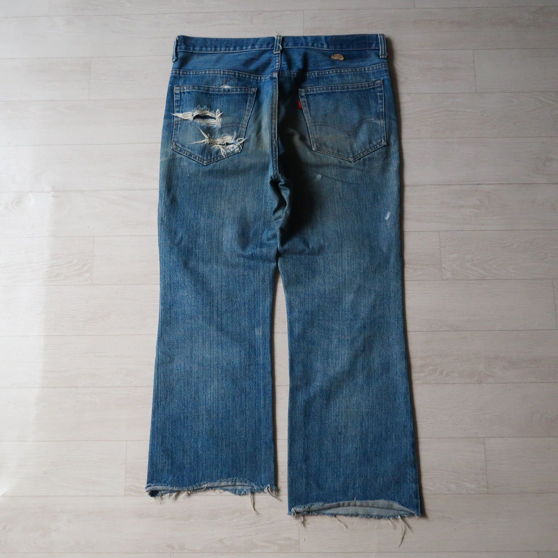 Levi's [Made in U.S.A] Vintage 80s Levi’s 517 Boots Cut Denim Pants Size US 34 / EU 50 - 2 Thumbnail