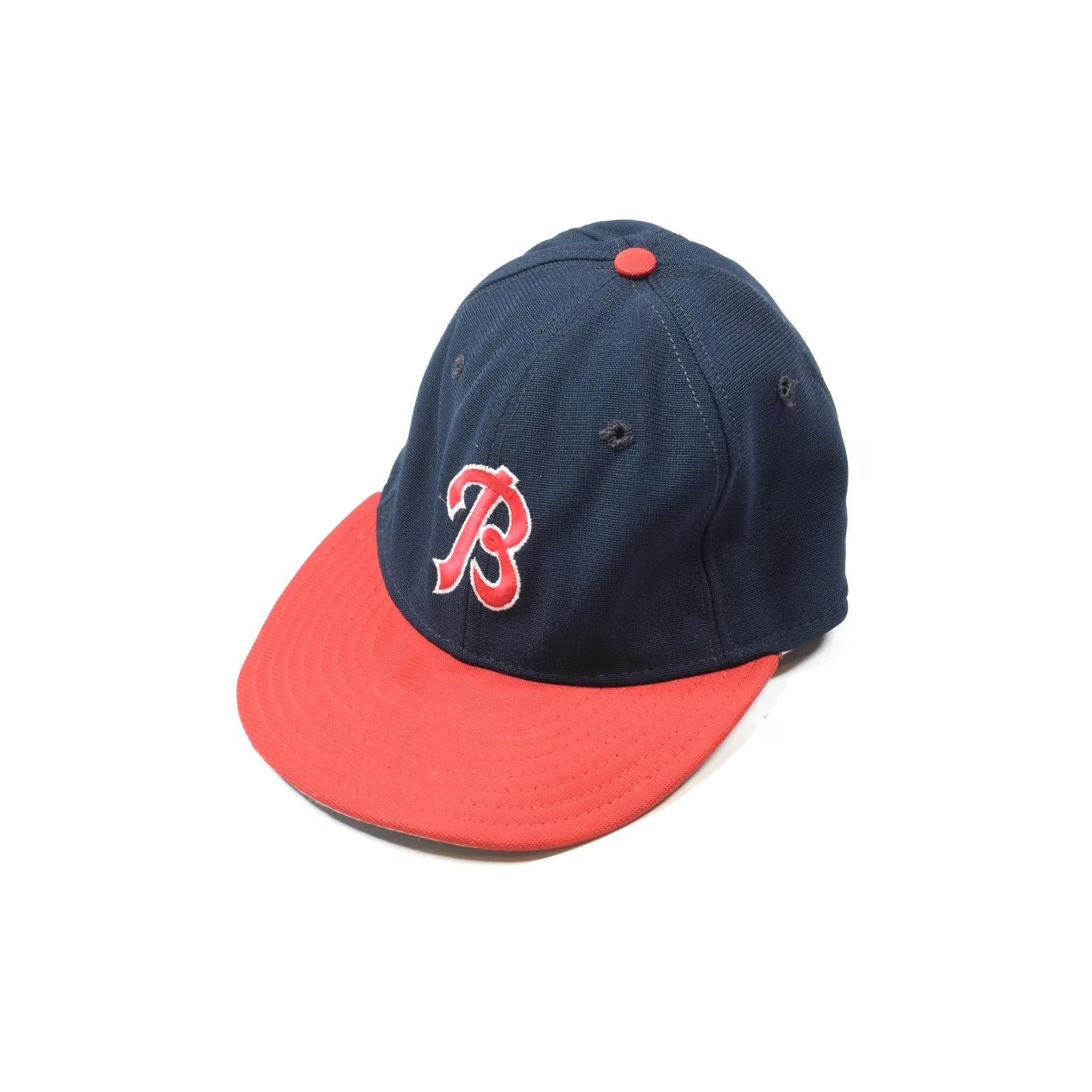 New Era Vintage New Era Pro Model Buffalo Bisons Hat Mens 7 Fitted Blue Red Made in USA Size ONE SIZE - 2 Thumbnail