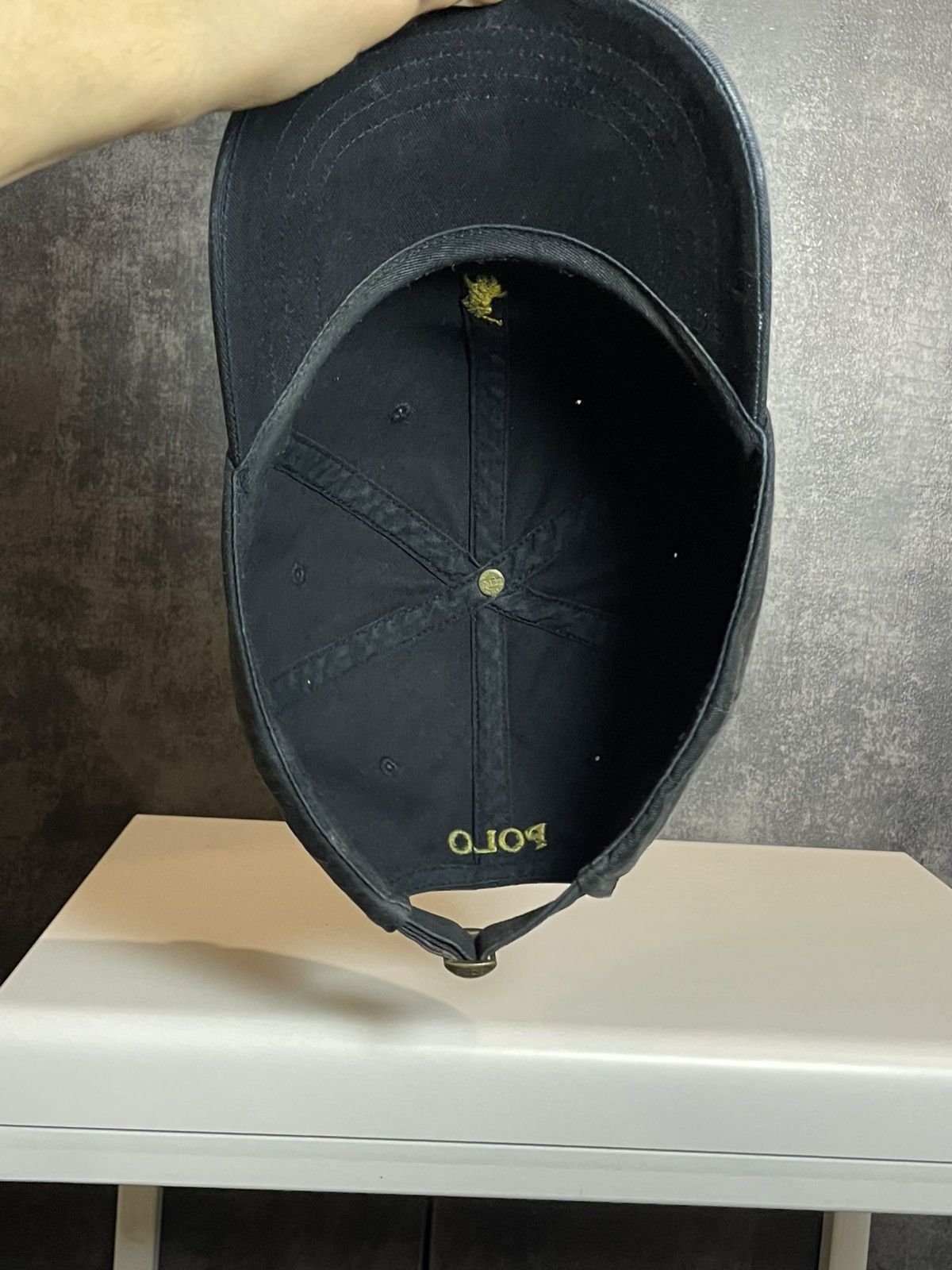 Polo Ralph Lauren Polo Ralph Lauren Pony Black Cap Hat RRL Size ONE SIZE - 7 Thumbnail