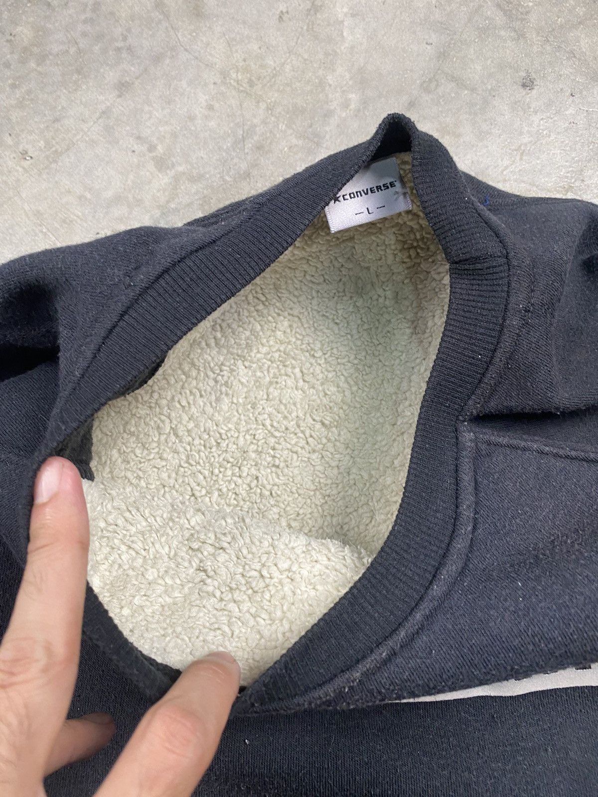 Converse × Vintage y2k Converse Sherpa Crewneck Size US M / EU 48-50 / 2 - 5 Thumbnail