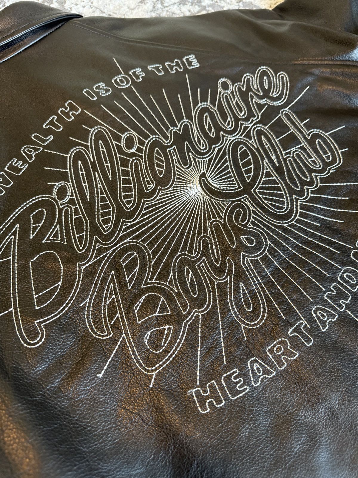 Billionaire Boys Club BILLIONAIRE BOYS CLUB LEATHER COACH JACKET- BLACK, size S Size US S / EU 44-46 / 1 - 12 Thumbnail