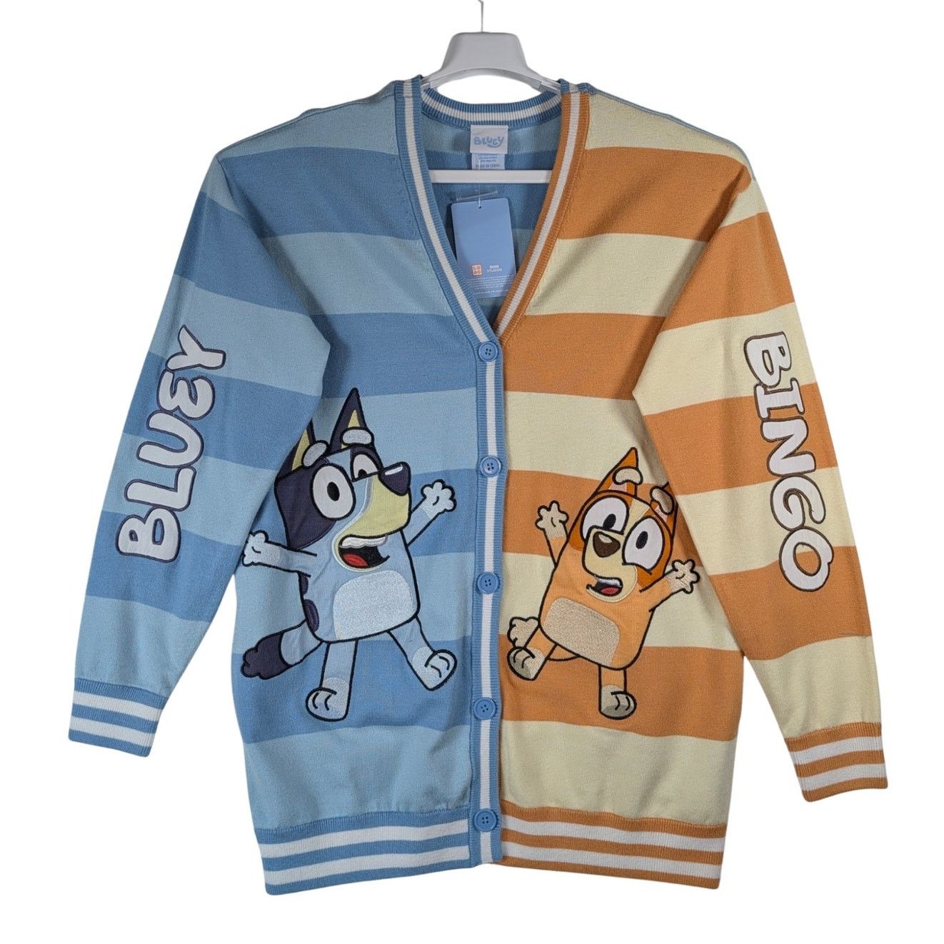 Unknown London Hot Topic Bluey Bingo Contrast Stripe Girls Cardigan Women’s Size S / US 4 / IT 40 - 1 Thumbnail