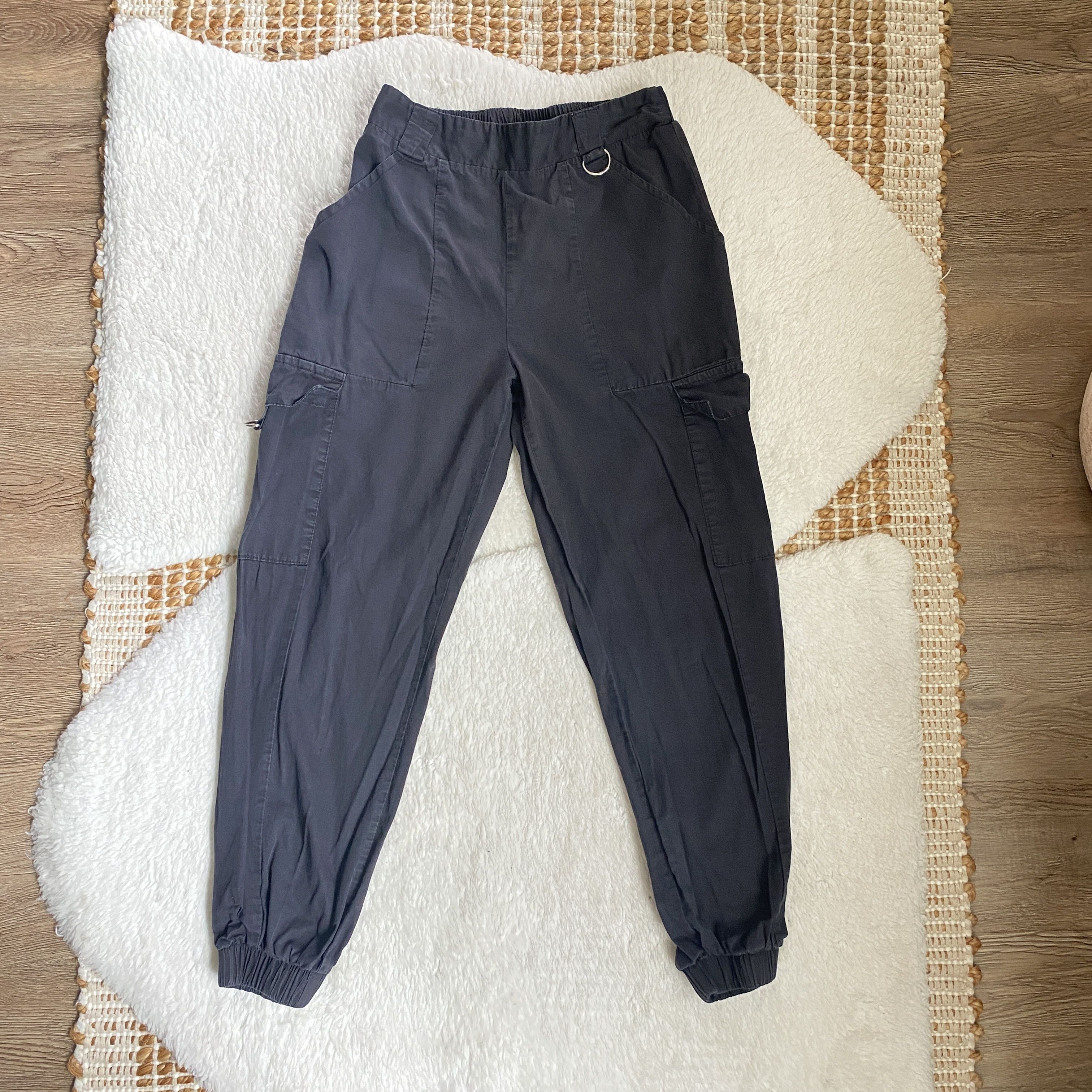 Other Y2K Streetwear Black Cargo Jogger Pants – Size Small Size 27" / US 4 / IT 40 - 1 Thumbnail