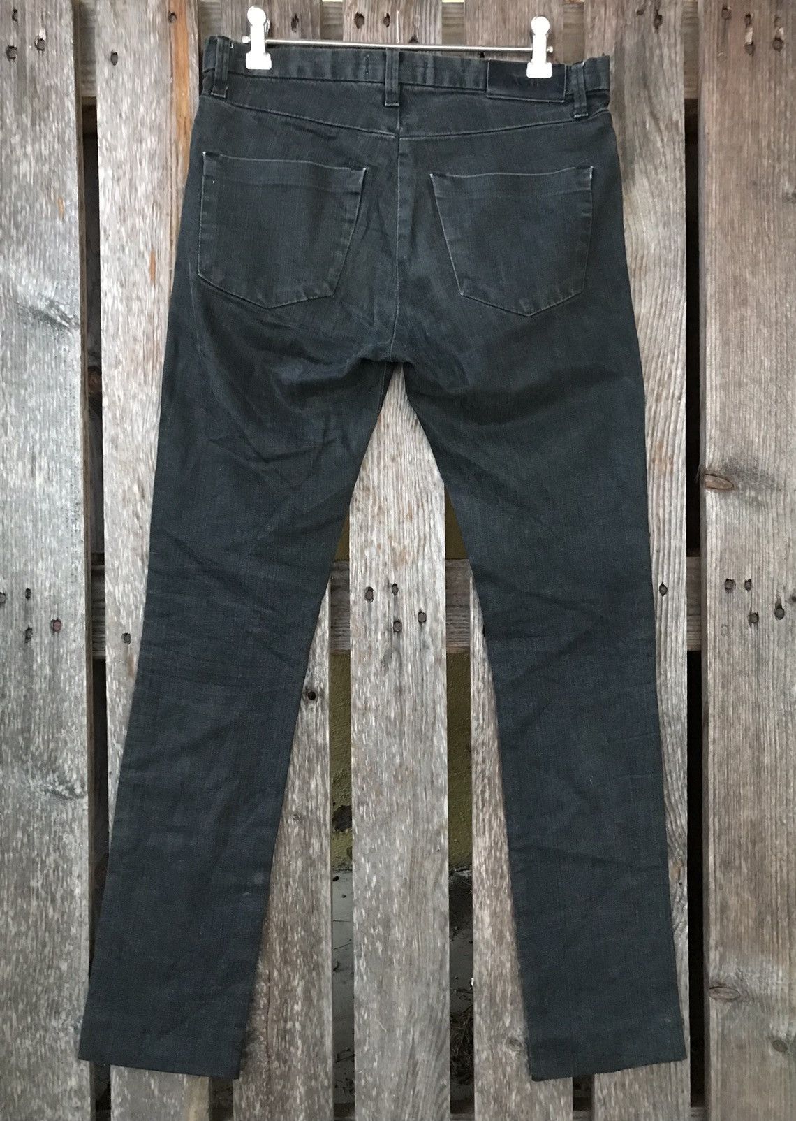 Acne Studios Acne Studios Snake Razor Black Skinny Denim Size US 30 / EU 46 - 2 Thumbnail