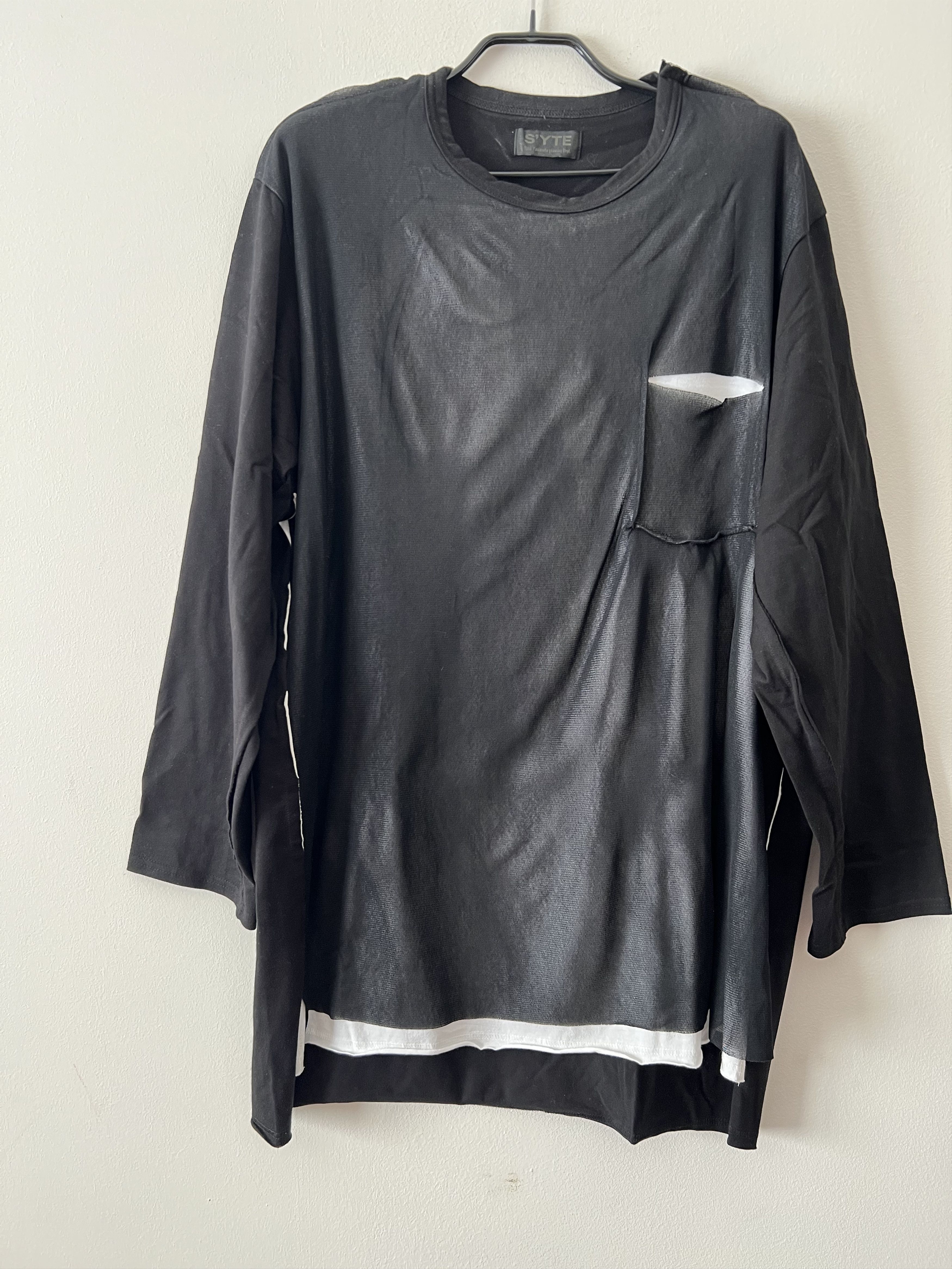 Yohji Yamamoto Contrasting double layer Size US L / EU 52-54 / 3 - 2 Thumbnail