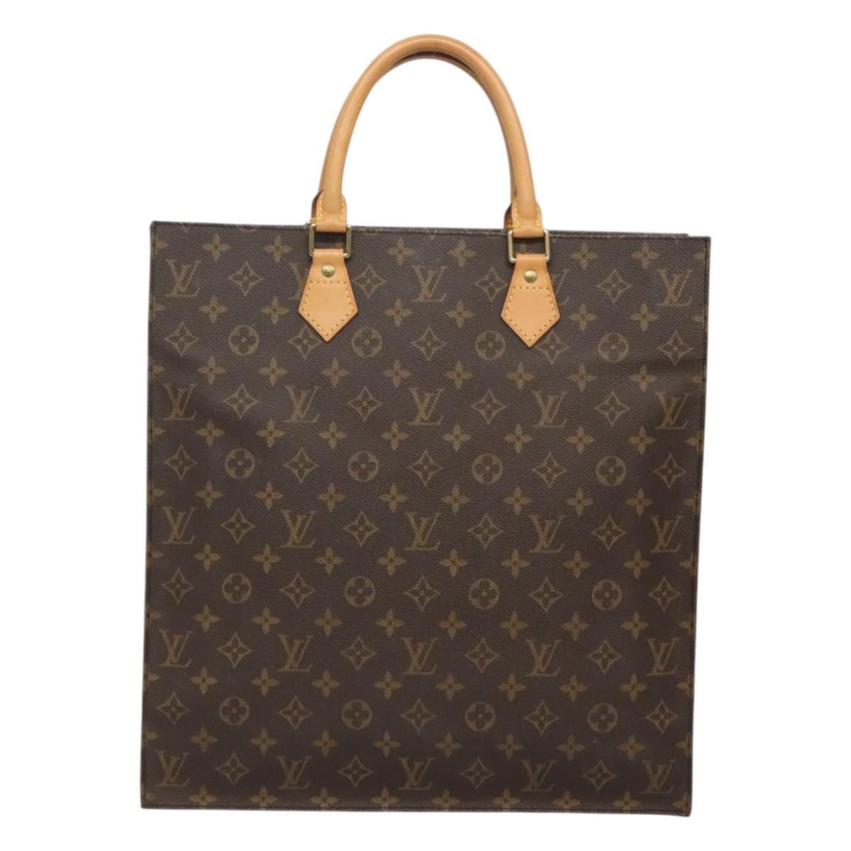 Louis Vuitton LOUIS VUITTON Monogram Sac Plat Hand Bag M51140 Size ONE SIZE - 2 Thumbnail