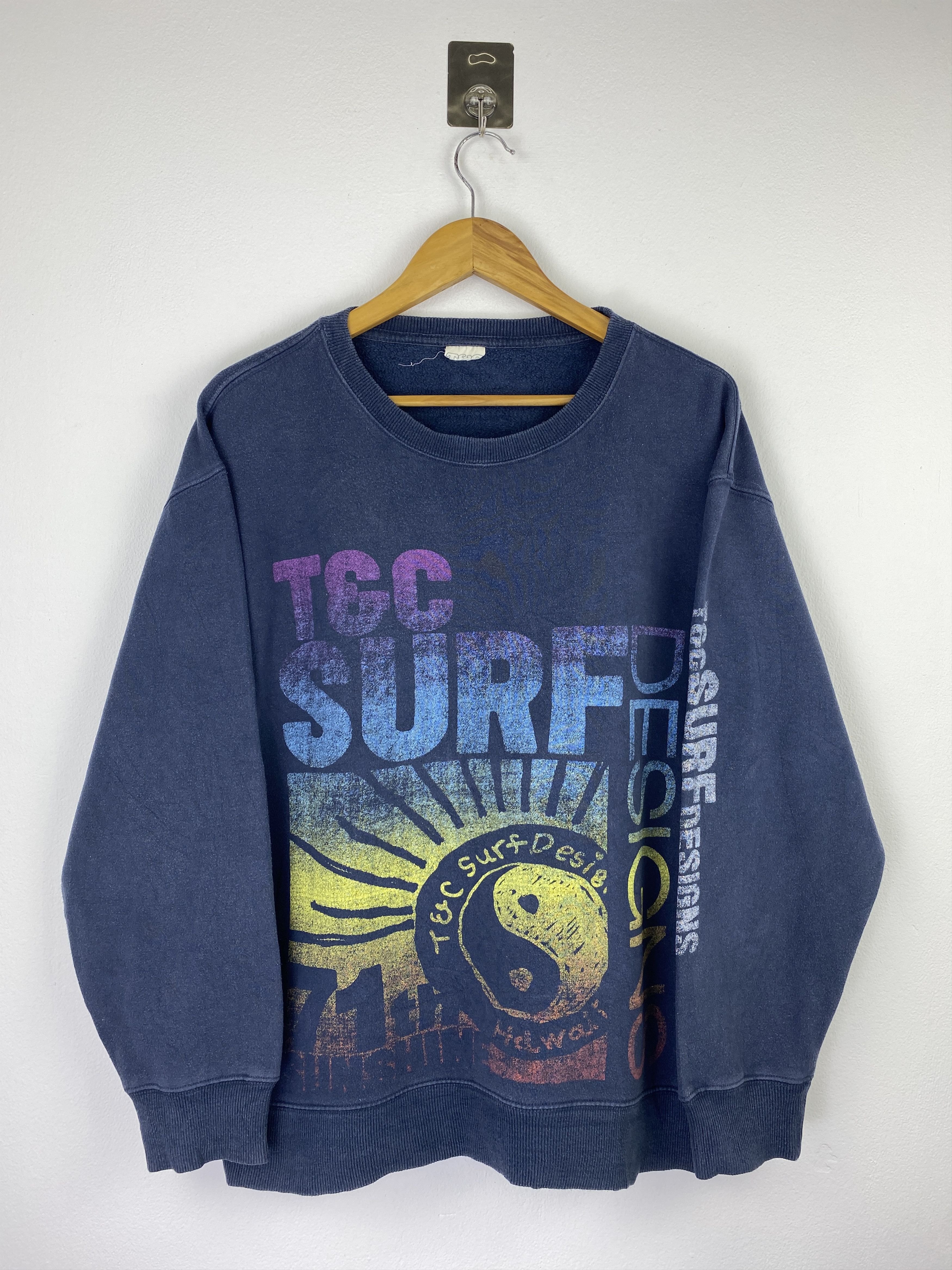 Vintage Vintage T&C Surf Hawaii Crewneck Sweatshirt SH0406 Size US XL / EU 56 / 4 - 1 Thumbnail