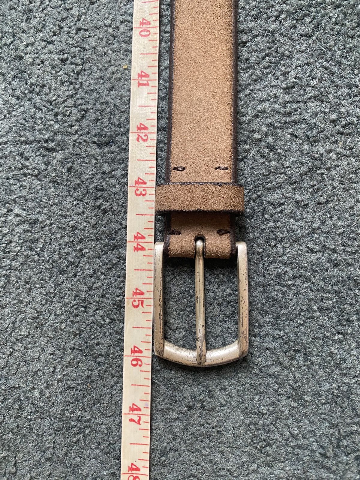Designer × Ermenegildo Zegna ERMENEGILDO ZEGNA LEATHER BELT Size 38 - 7 Thumbnail