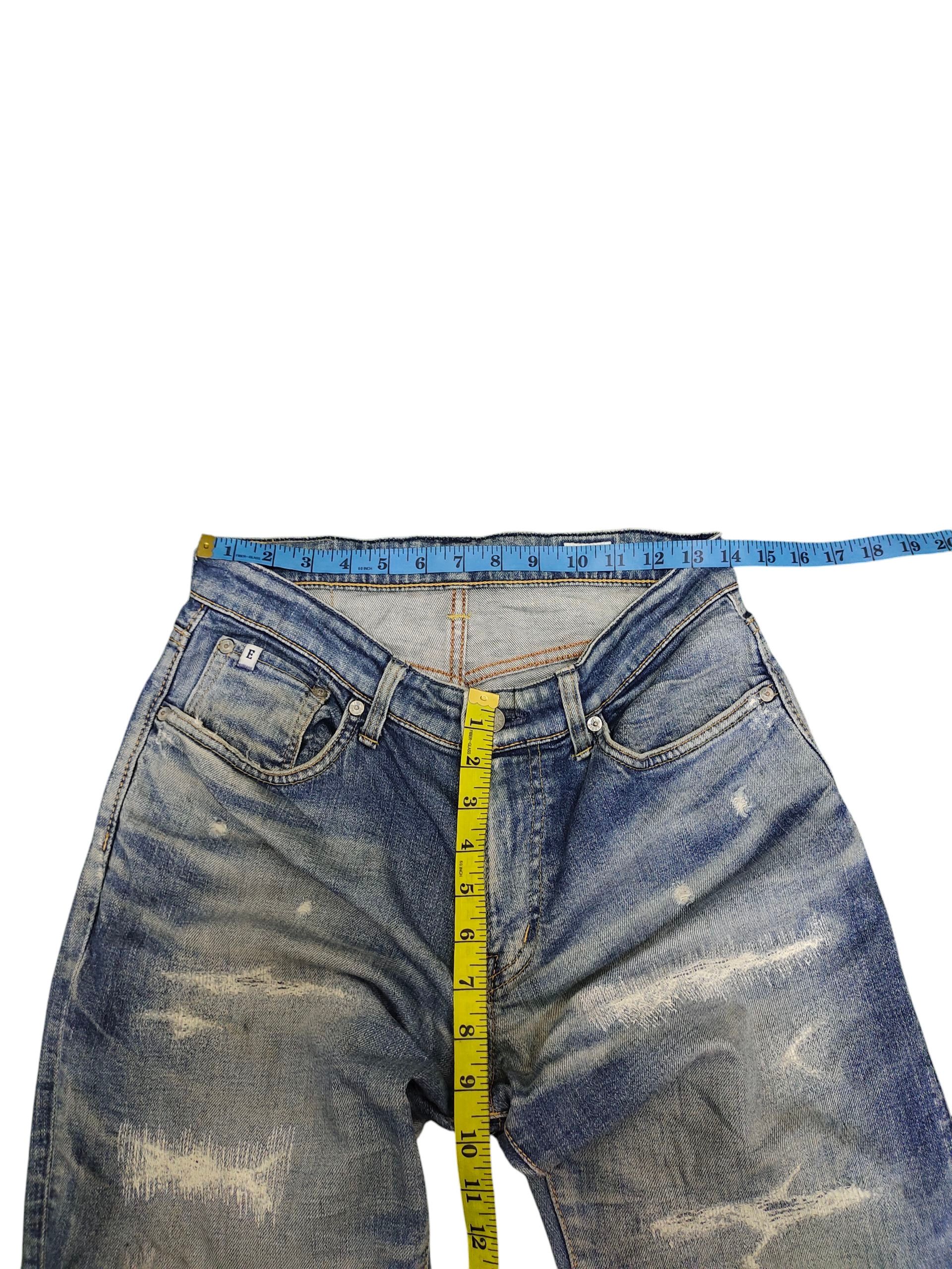 Undercover Edwin ED03 Scab Boro Stitching Distress Denim Jeans Size US 29 - 17 Thumbnail