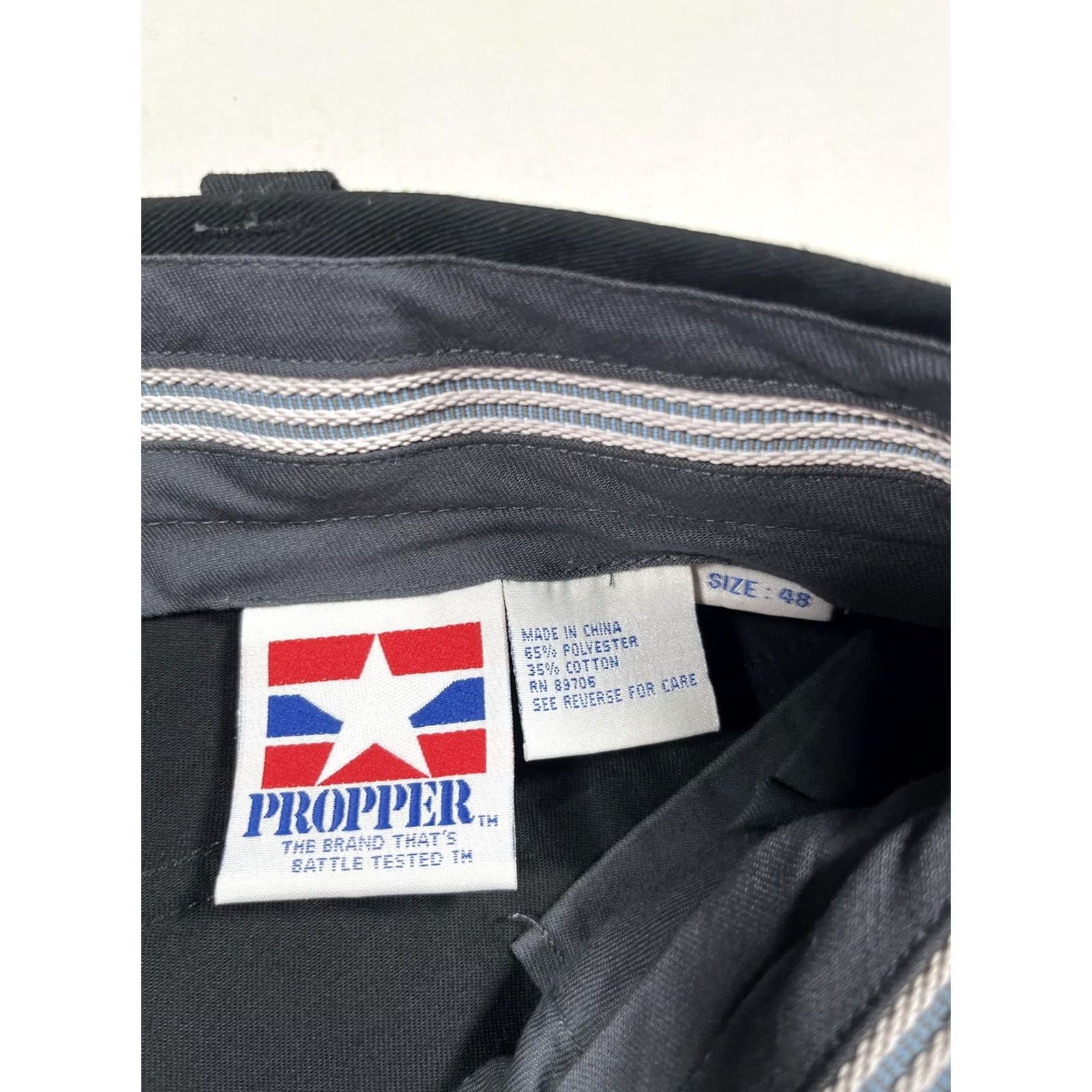 Propper Propper Mens Black Cargo Pants 48 Workwear Water Resistant Outdoor Size US 32 / EU 48 - 3 Thumbnail