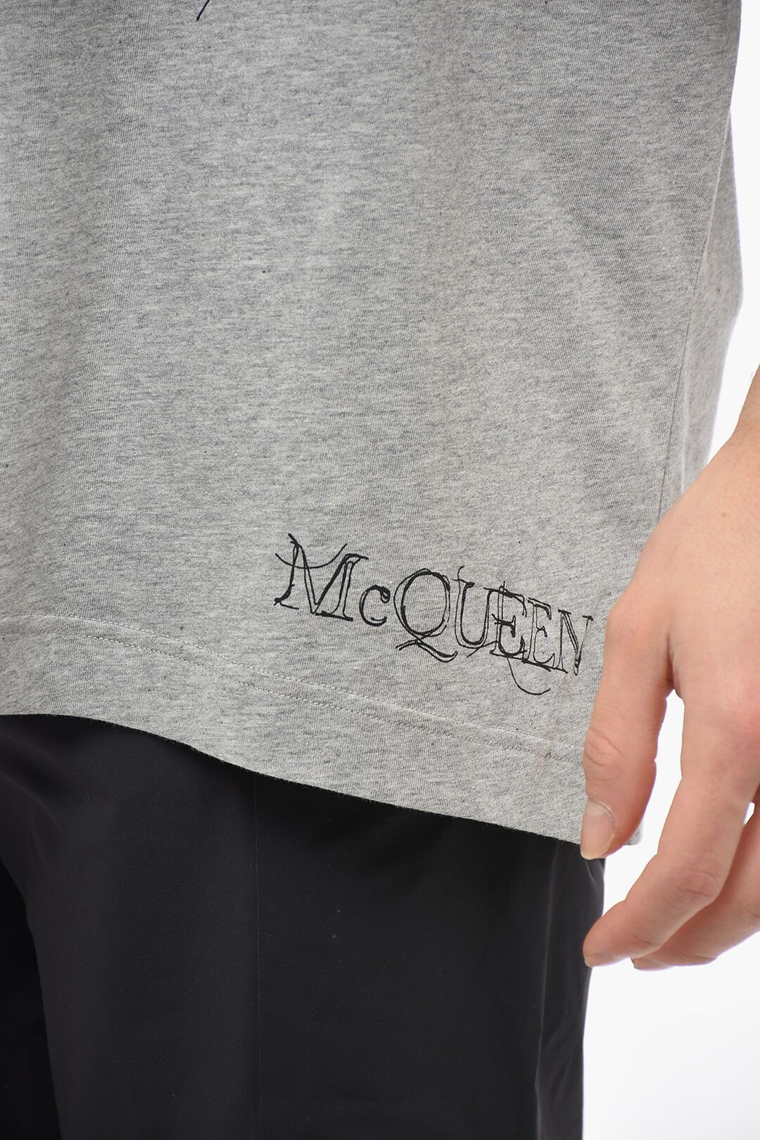 Alexander McQueen o1y1024 T-Shirt In Light Grey Size US XS / EU 42 / 0 - 3 Thumbnail