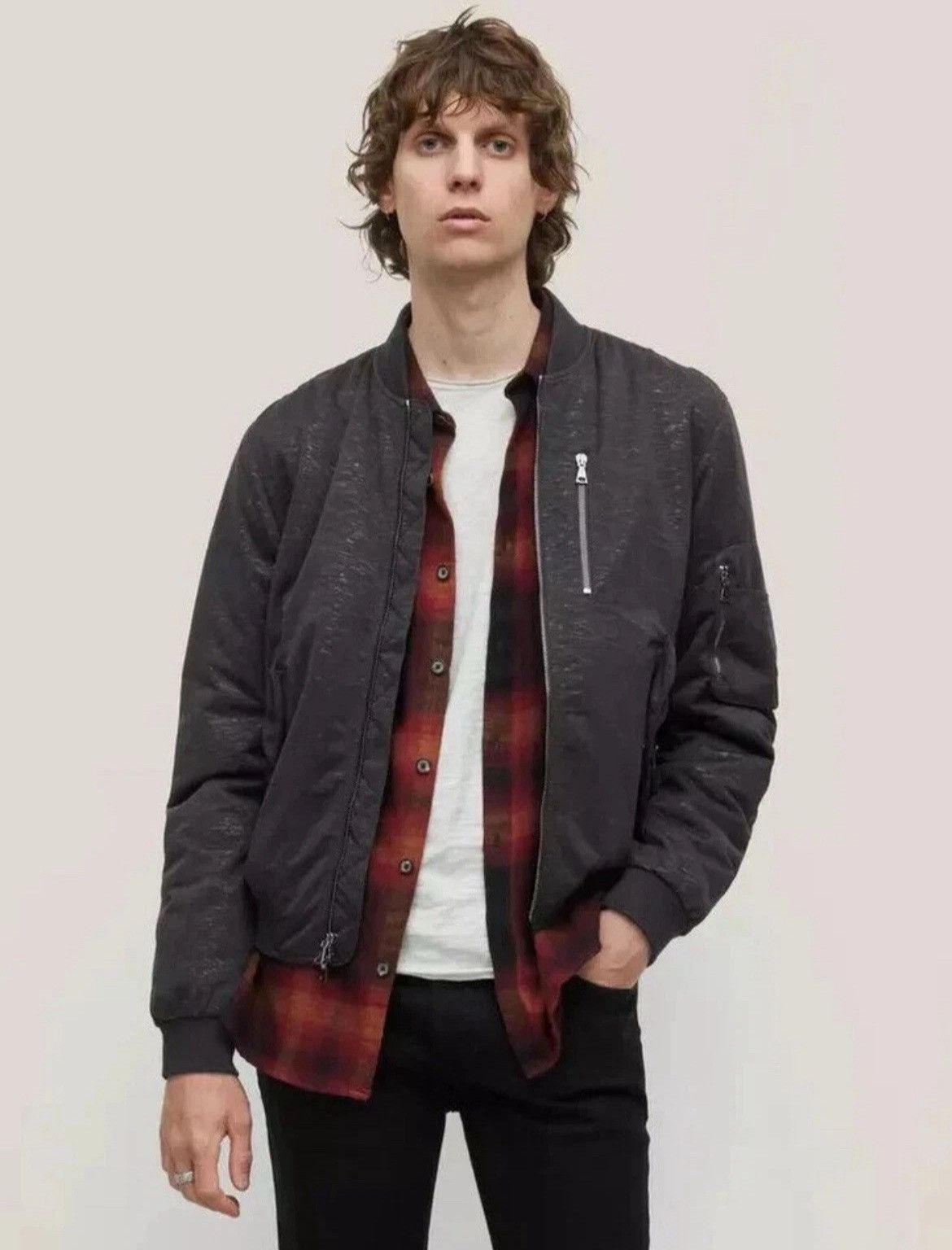 John Varvatos Sutter bomber size EU 46 USA 36 Size US S / EU 44-46 / 1 - 12 Thumbnail