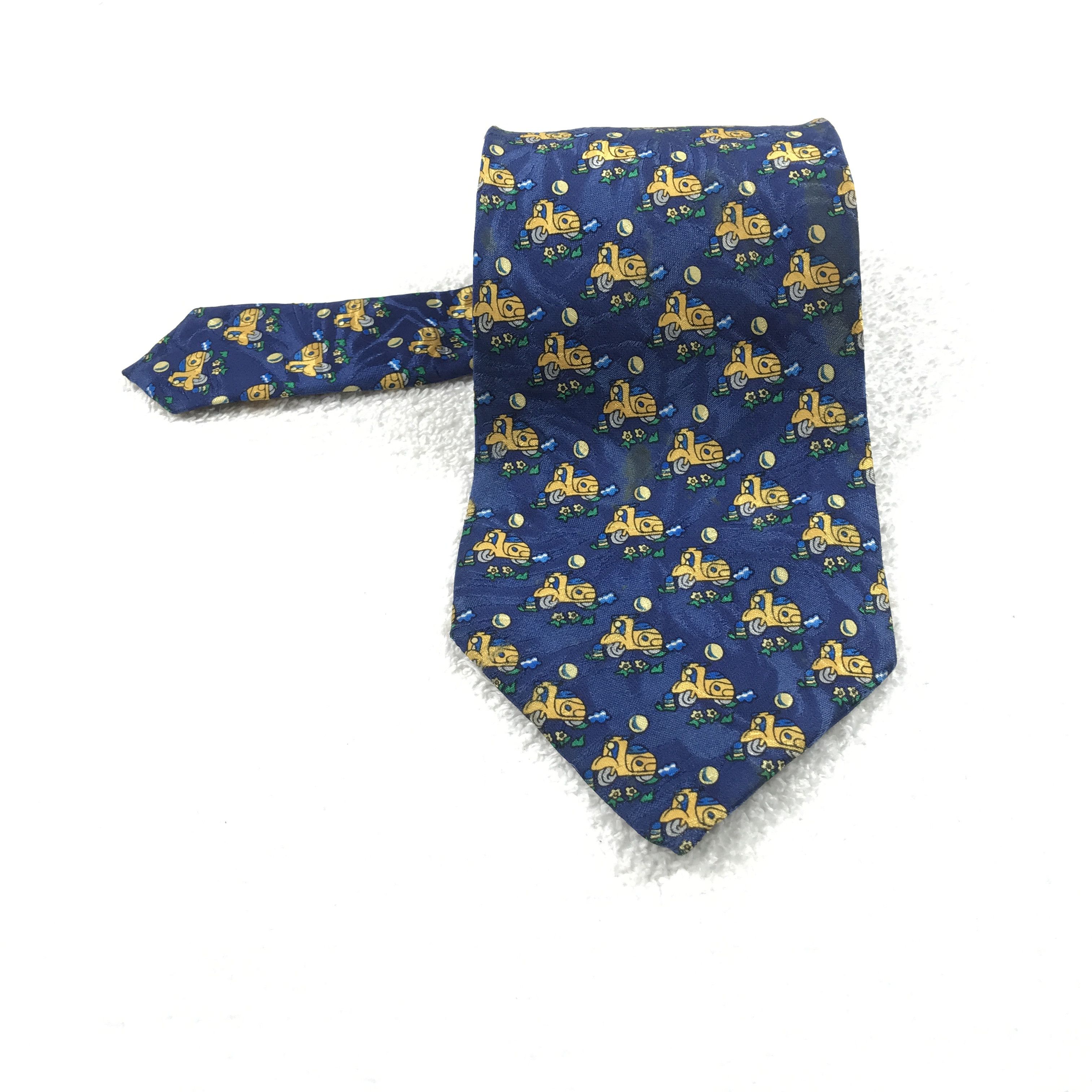 Designer × Vintage Vintage Omar Sharif Paris Silk Necktie Size ONE SIZE - 1 Thumbnail