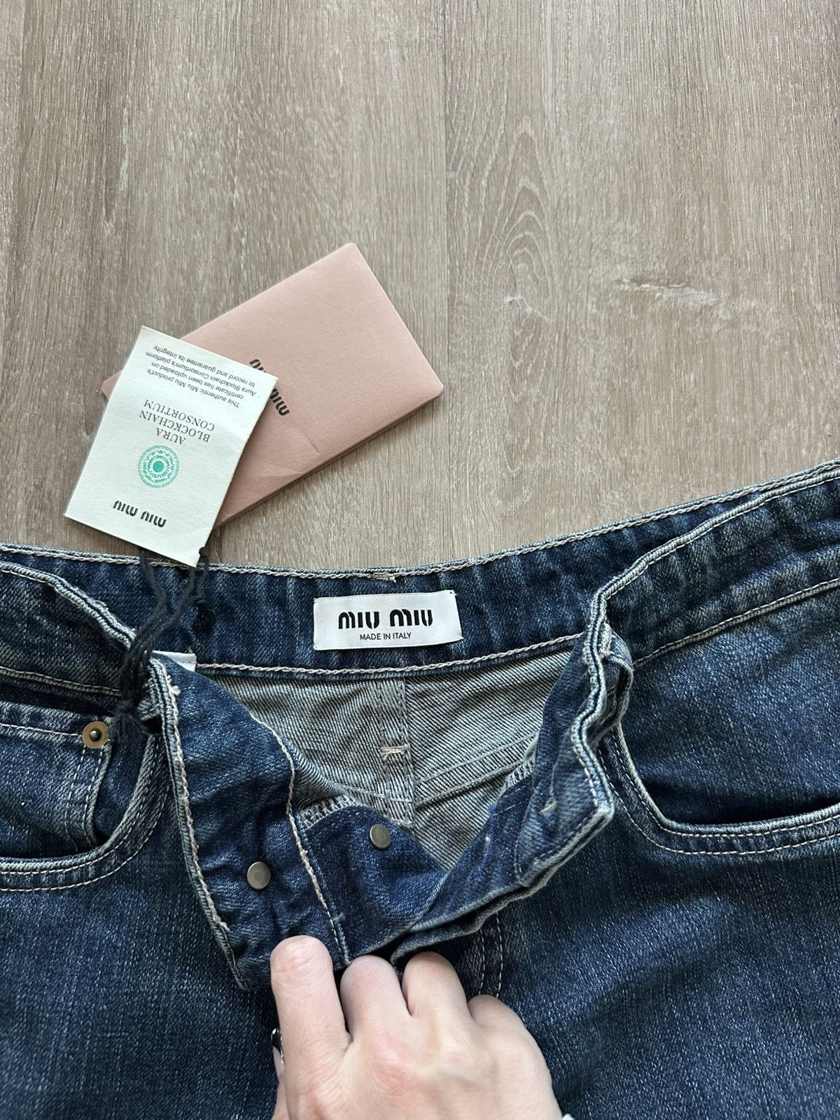 Miu Miu MIU MIU Low Rise Jeans Size 25" / US 0 / IT 36 - 6 Thumbnail