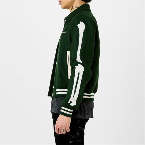 Amiri AMIRI Bones Wool Varsity Jacket Size US XL / EU 56 / 4 - 5 Thumbnail
