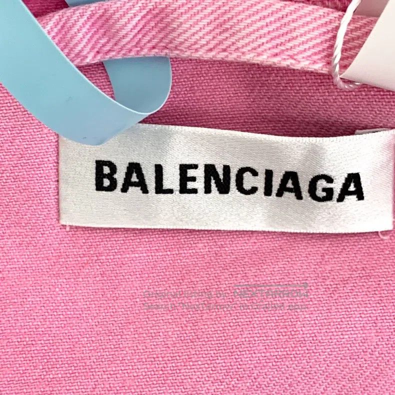 Balenciaga Balenciaga Pink Logo Letter Embroidered Point Collar Singl Size XXS / US 00 / IT 34 - 6 Thumbnail