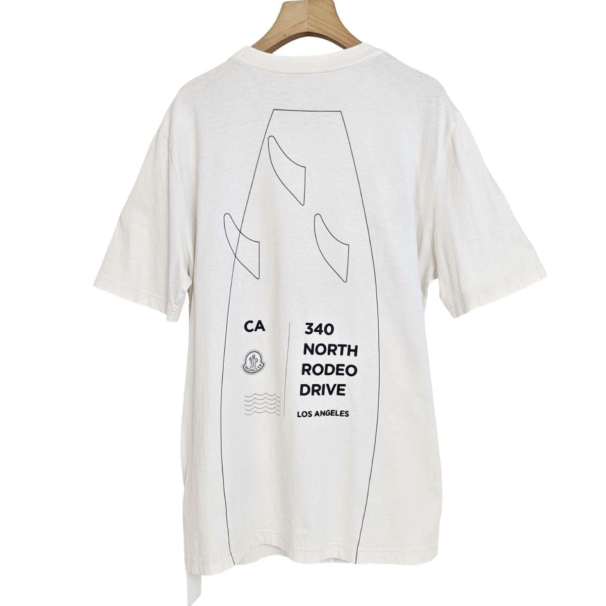 Moncler Moncler Rodeo Drive Graphic T-Shirt Size US L / EU 52-54 / 3 - 2 Thumbnail