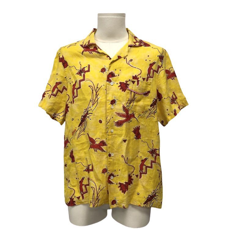 Loewe Loewe Paula's Ibiza Print Linen Shirt Size M Size US M / EU 48-50 / 2 - 1 Thumbnail