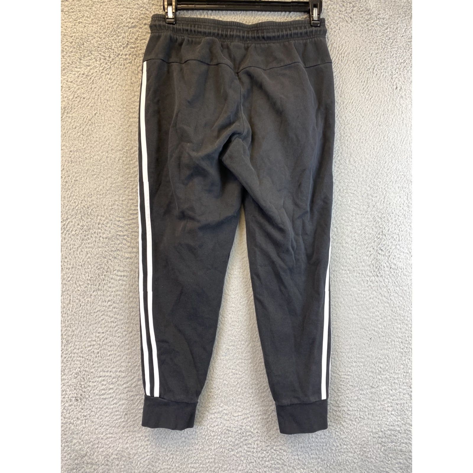 Adidas Adidas Sweatpants Pants 93-43 Mens Size M Black White 3 Stripes Adjustable Waist Elastic Inseam 28" Gym Basketball Soccer Track & Field Vintage No Size US 31 - 7 Thumbnail