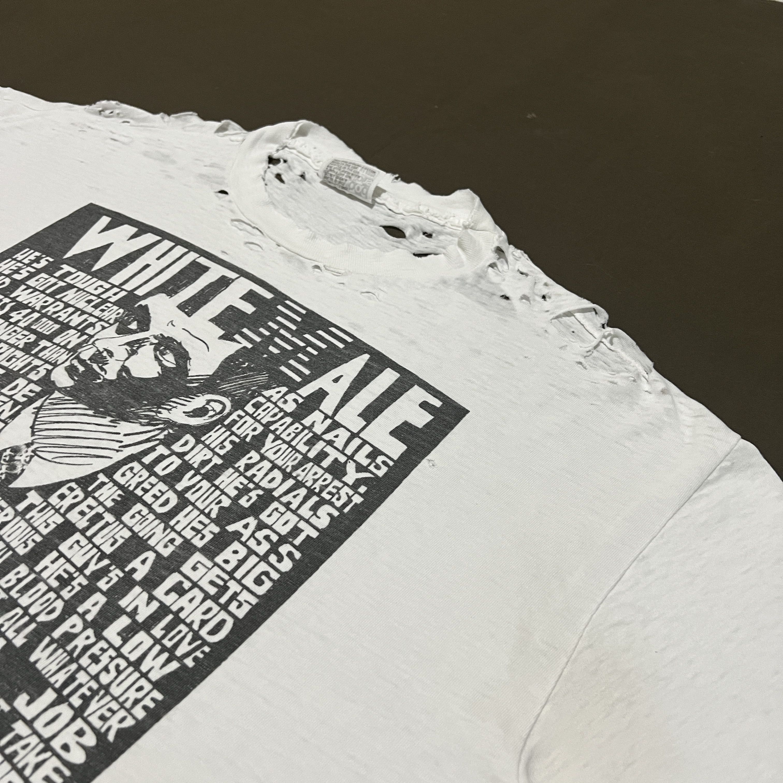 Vintage 90s Wildwood Productions Tee Distressed Hitler Stalin Size US XL / EU 56 / 4 - 6 Thumbnail