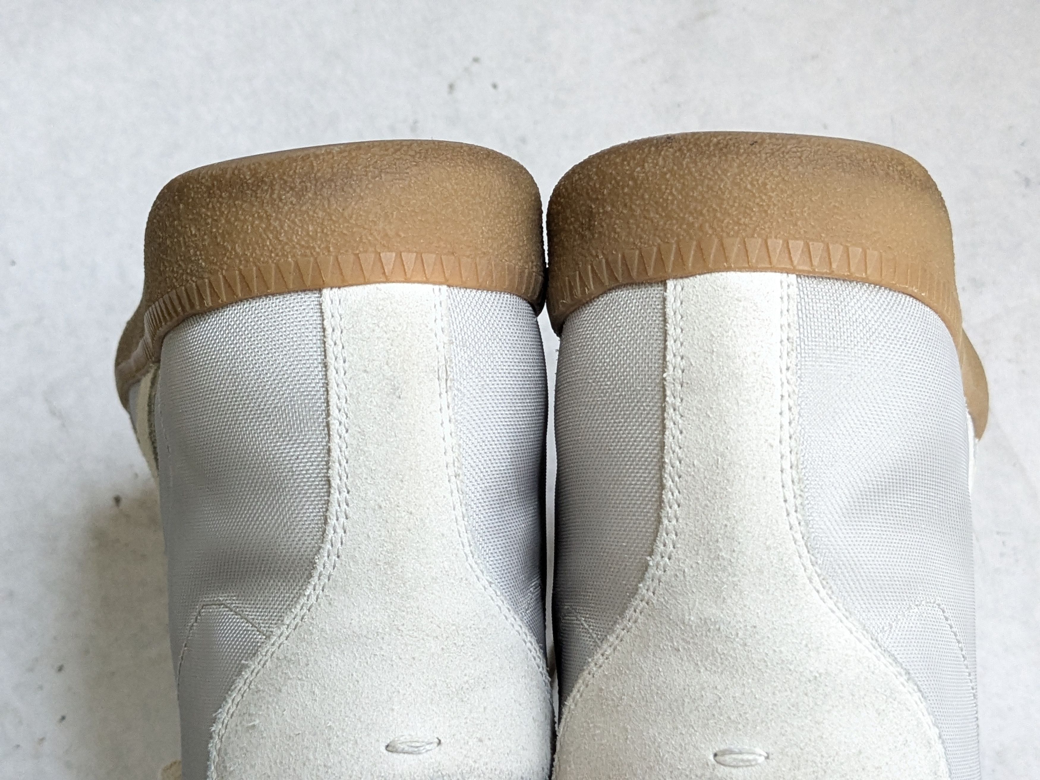 Maison Margiela Maison Margiela Replica GAT White Gray 7 40 High Tops Size US 7 / EU 40 - 13 Thumbnail