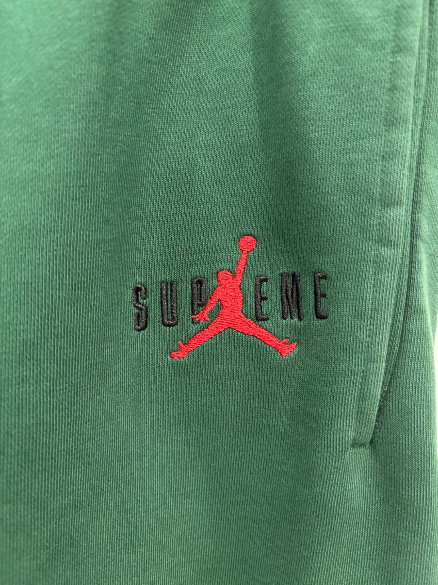 Supreme Supreme Jordan Sweatpant (FW24) Green Size US 34 / EU 50 - 2 Thumbnail