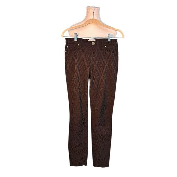Other Versace Collection Black Jacquard Skinny Medusa Pants Size 27" / US 4 / IT 40 - 3 Thumbnail