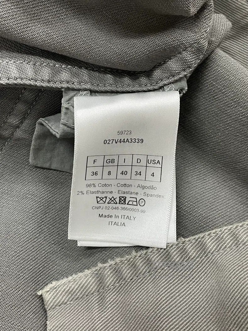 Dior Dior Grey old denim jacket Size XS / US 0-2 / IT 36-38 - 5 Thumbnail