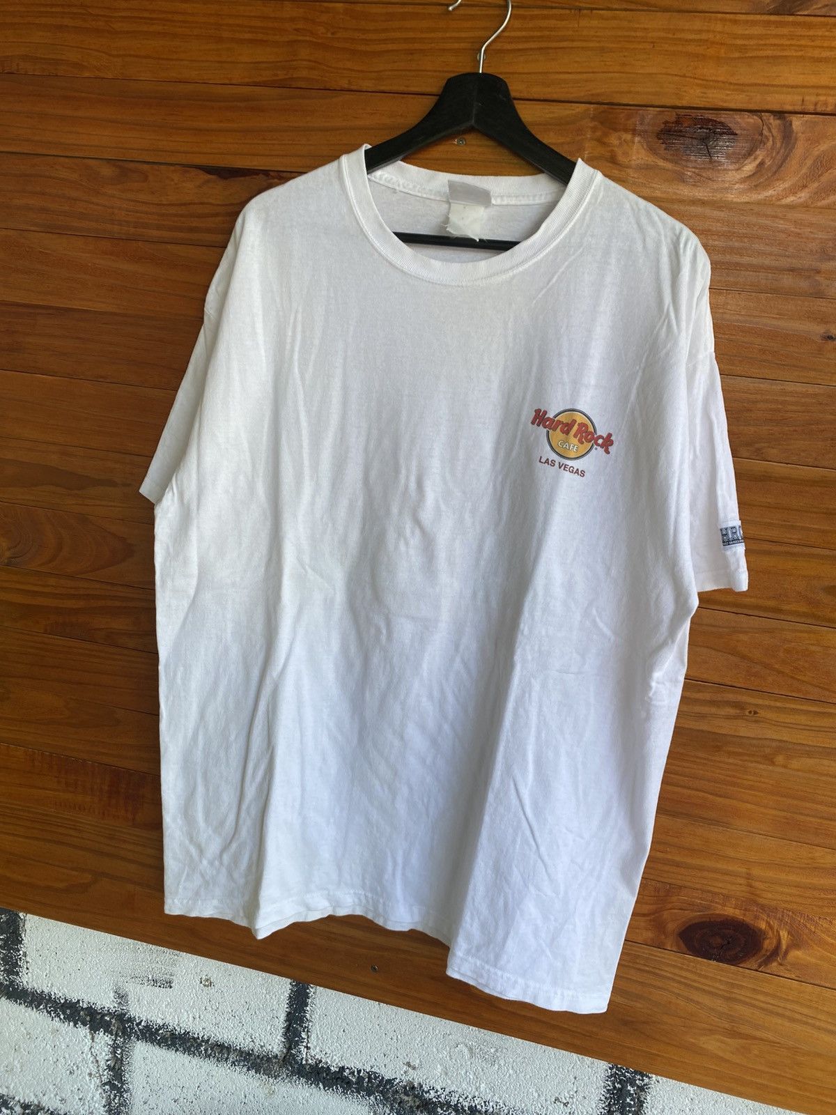 Hard Rock Cafe Vintage Hard Rock Cafe Las Vegas Graphic T-Shirt | 90s White Size US L / EU 52-54 / 3 - 9 Thumbnail