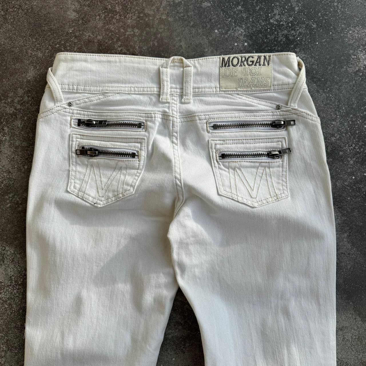 Morgan De Toi Y2K Morgan de Toi Vintage Double Zip Details Low Rise Jeans Size 30" / US 8 / IT 44 - 4 Thumbnail