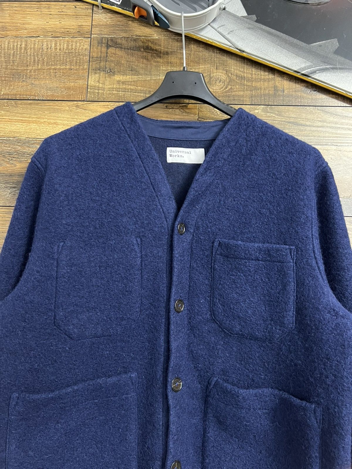 Universal Works UNIVERSAL WORKS Wool Fleece Sweater Blanket Cardigan Jacket Size US M / EU 48-50 / 2 - 5 Thumbnail