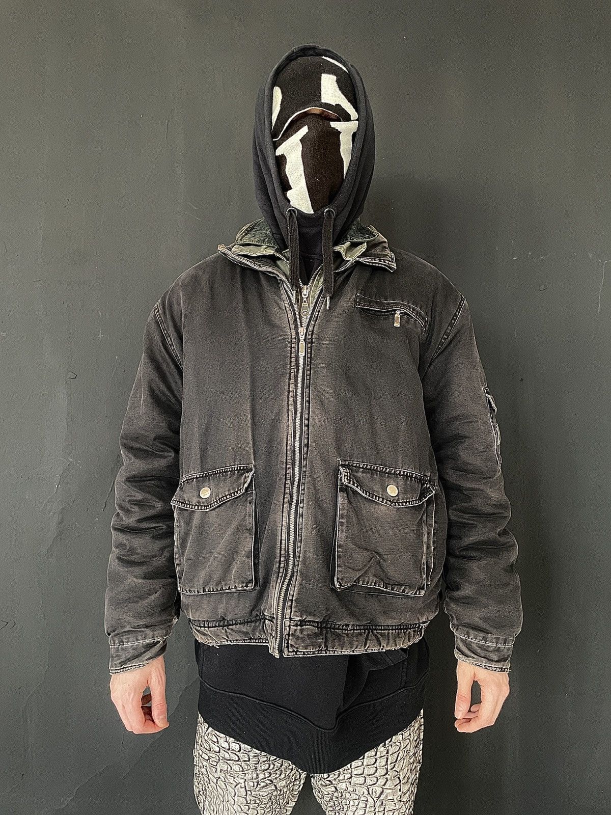 Vintage Vintage LIMA’S Workwear Jacket Faded Black Heavy Canvas Size US L / EU 52-54 / 3 - 1 Thumbnail
