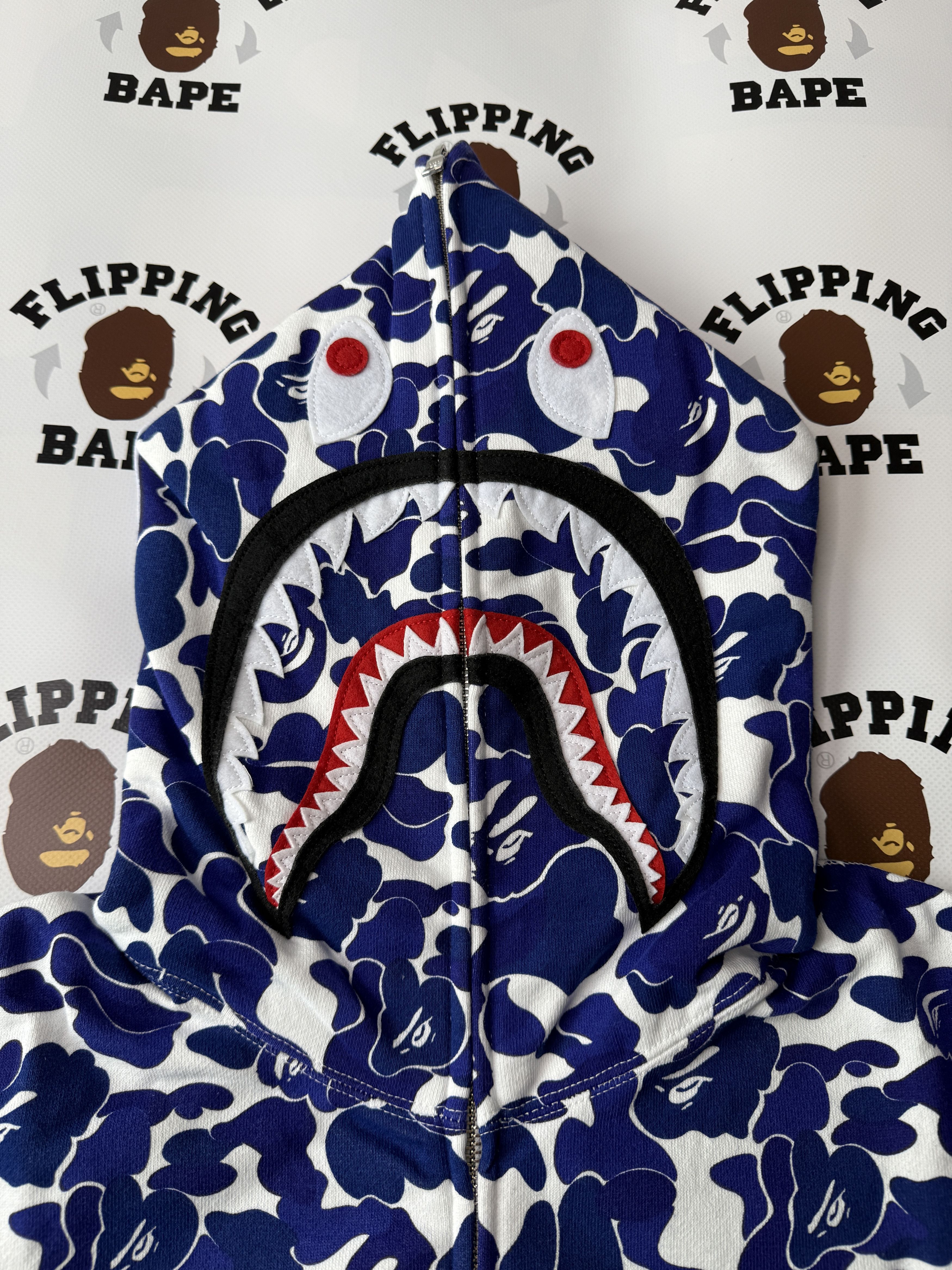 Bape BAPE.COM WEBSTORE SEPARATE SHARK FULL ZIP HOODIE Size US XL / EU 56 / 4 - 4 Thumbnail
