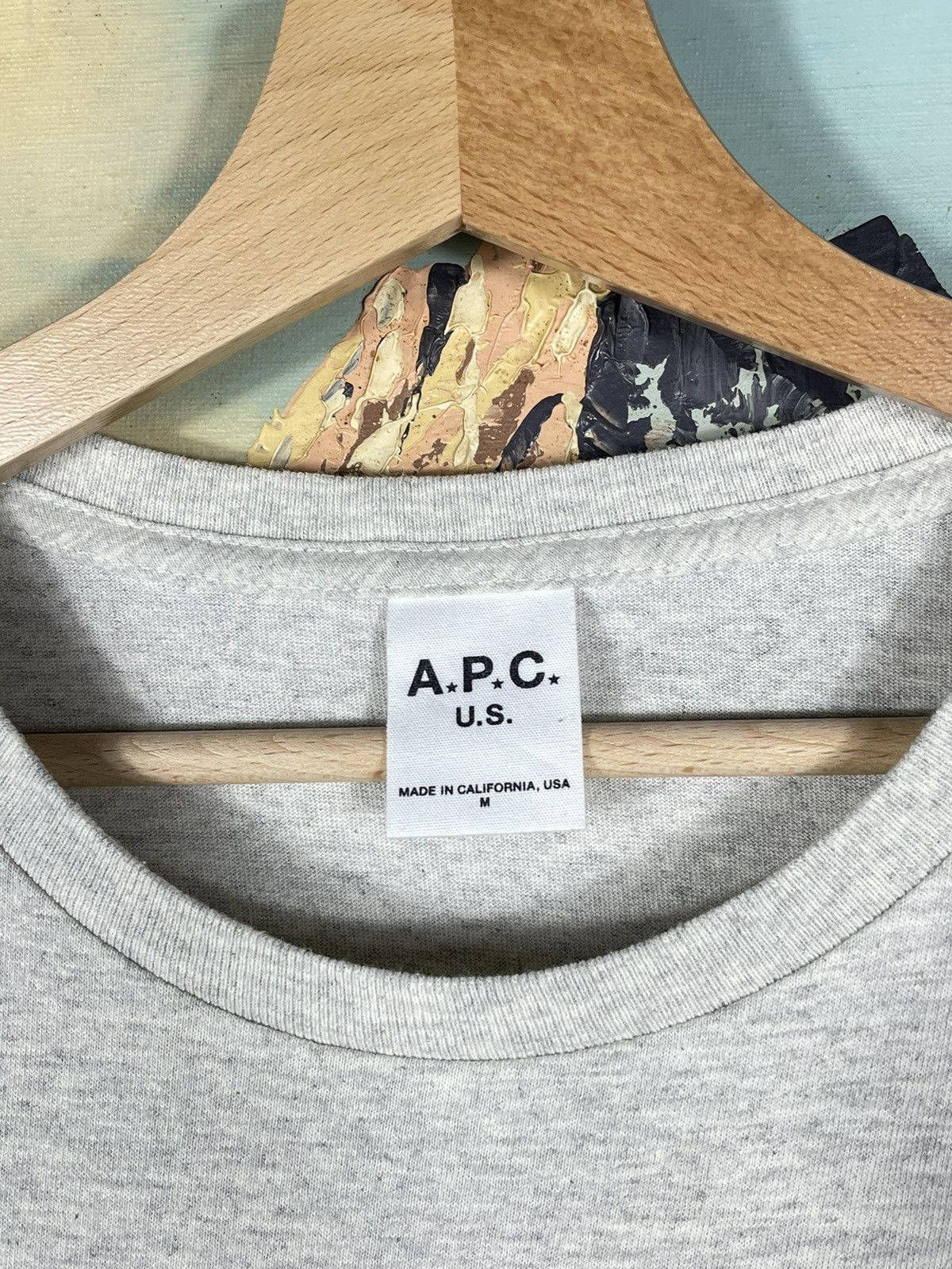 A.P.C. × Vintage A.P.C T-shirt Short Sleeve Tees Big Logo Streetwear Skate Size US M / EU 48-50 / 2 - 6 Thumbnail