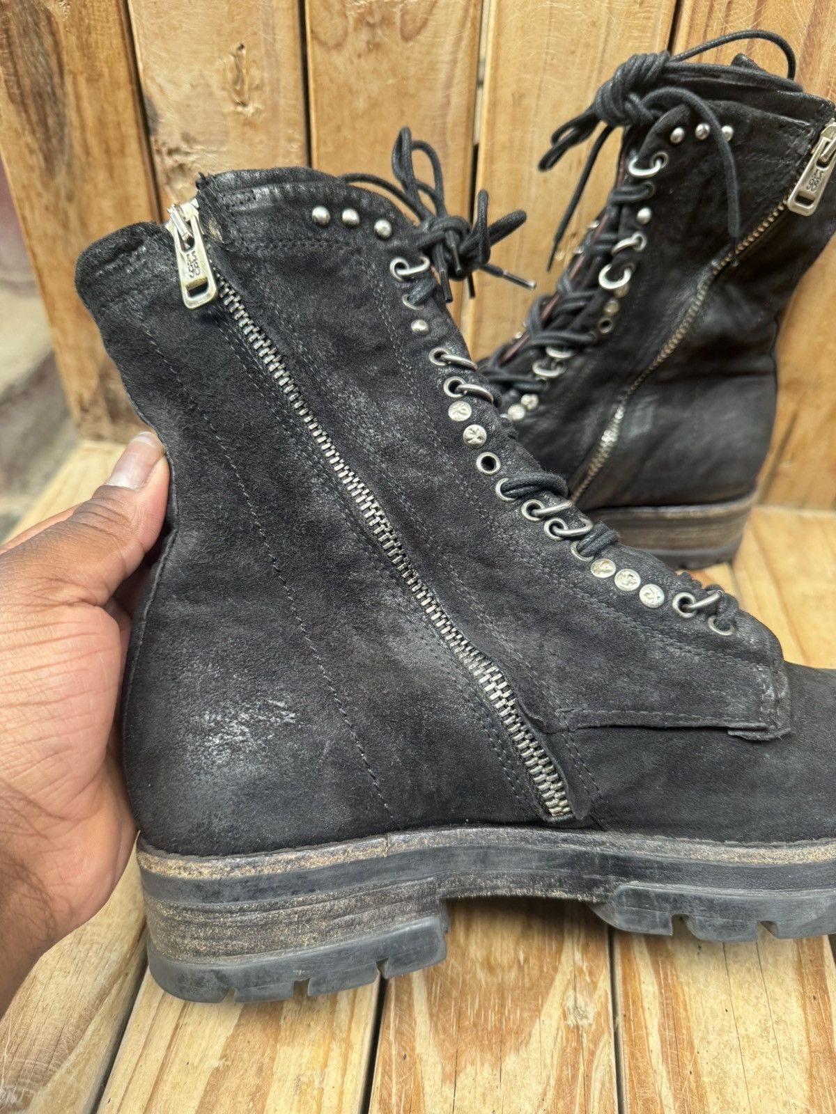 A.S.98 A.s 98 black Women’s leather boots EUR 39 US 8.5-9 UK 6 Size US 9 / IT 39 - 15 Thumbnail