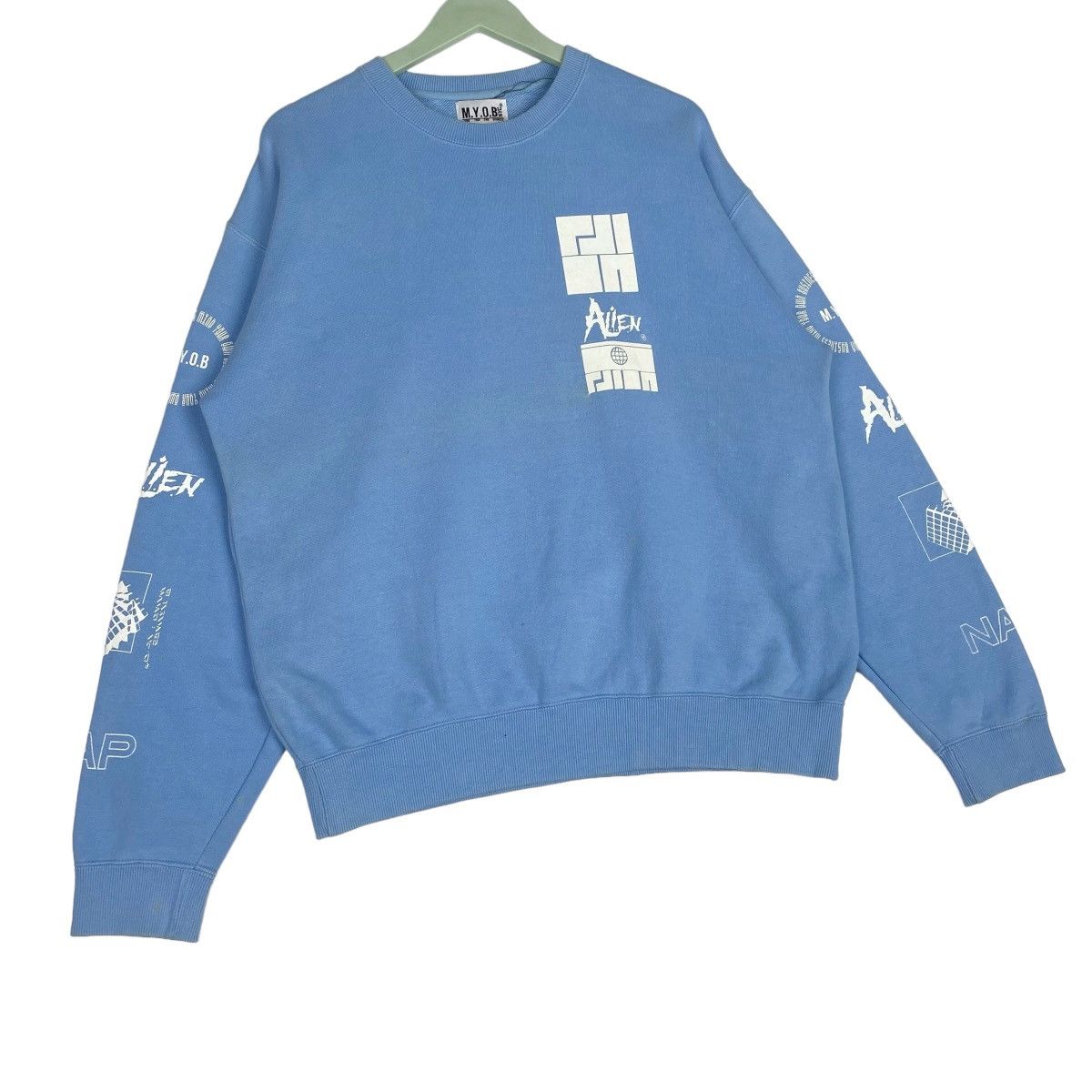 Designer × Vintage Alien Sweatshirt Crewneck Pullover Jumper Size US L / EU 52-54 / 3 - 4 Thumbnail