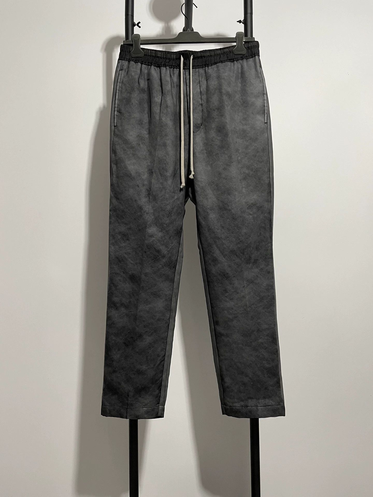 Rick Owens Rick Owens Black Silk Pants Size US 26 / EU 42 - 1 Thumbnail