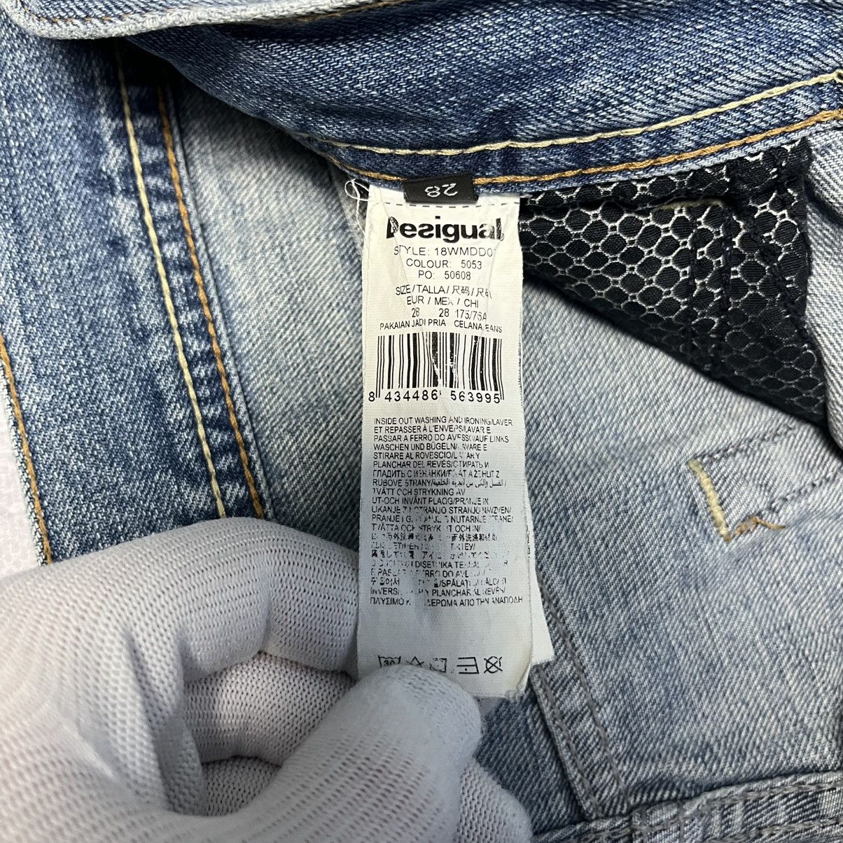 Desigual Vintage Desigual Distressed Trashed Denim Jeans Streetwear Size US 28 / EU 44 - 10 Thumbnail