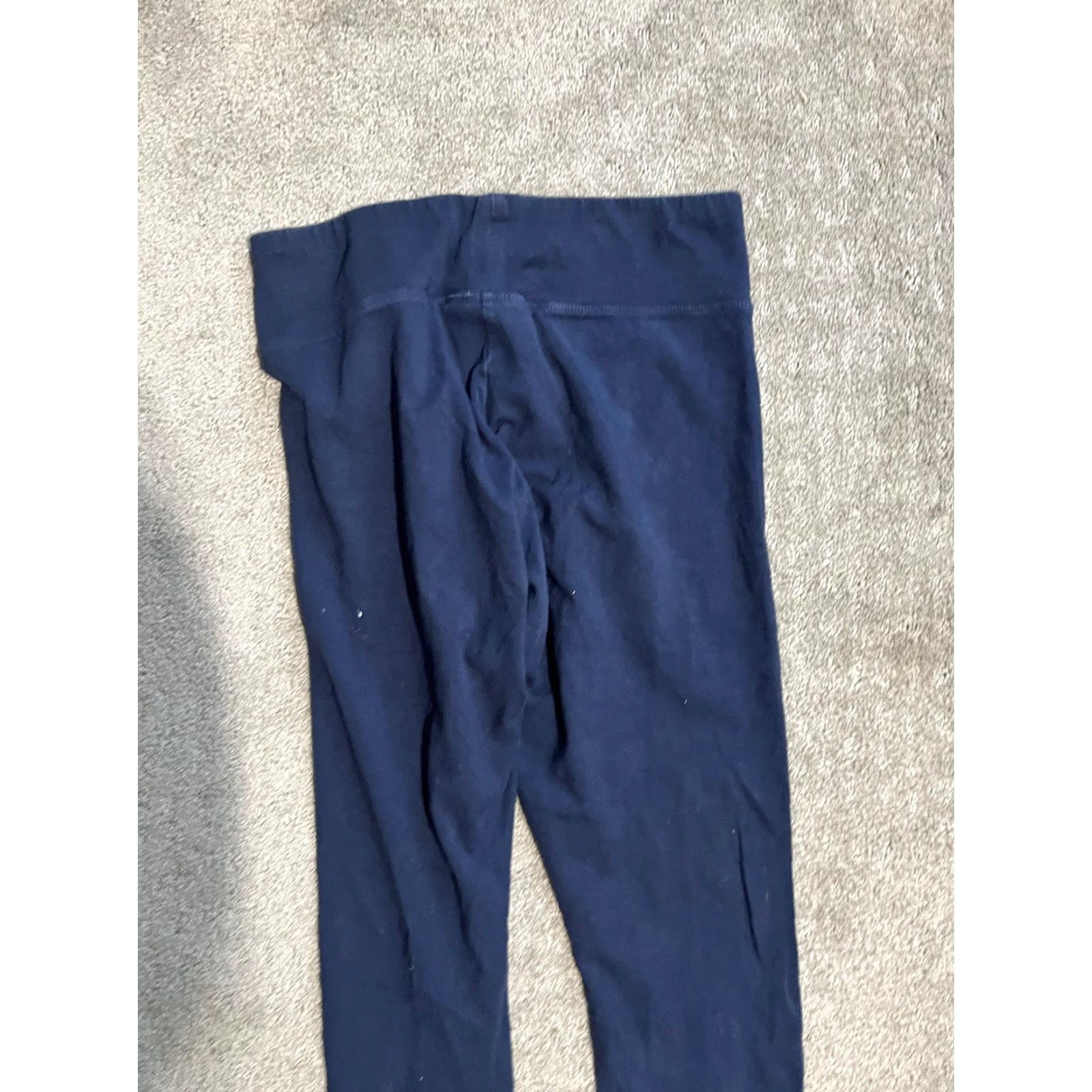 Fila VINTAGE FILA Sport Performance Compression Leggings Women’s Small Striped Athletic Activewear Navy Blue Size 28" / US 6 / IT 42 - 4 Thumbnail