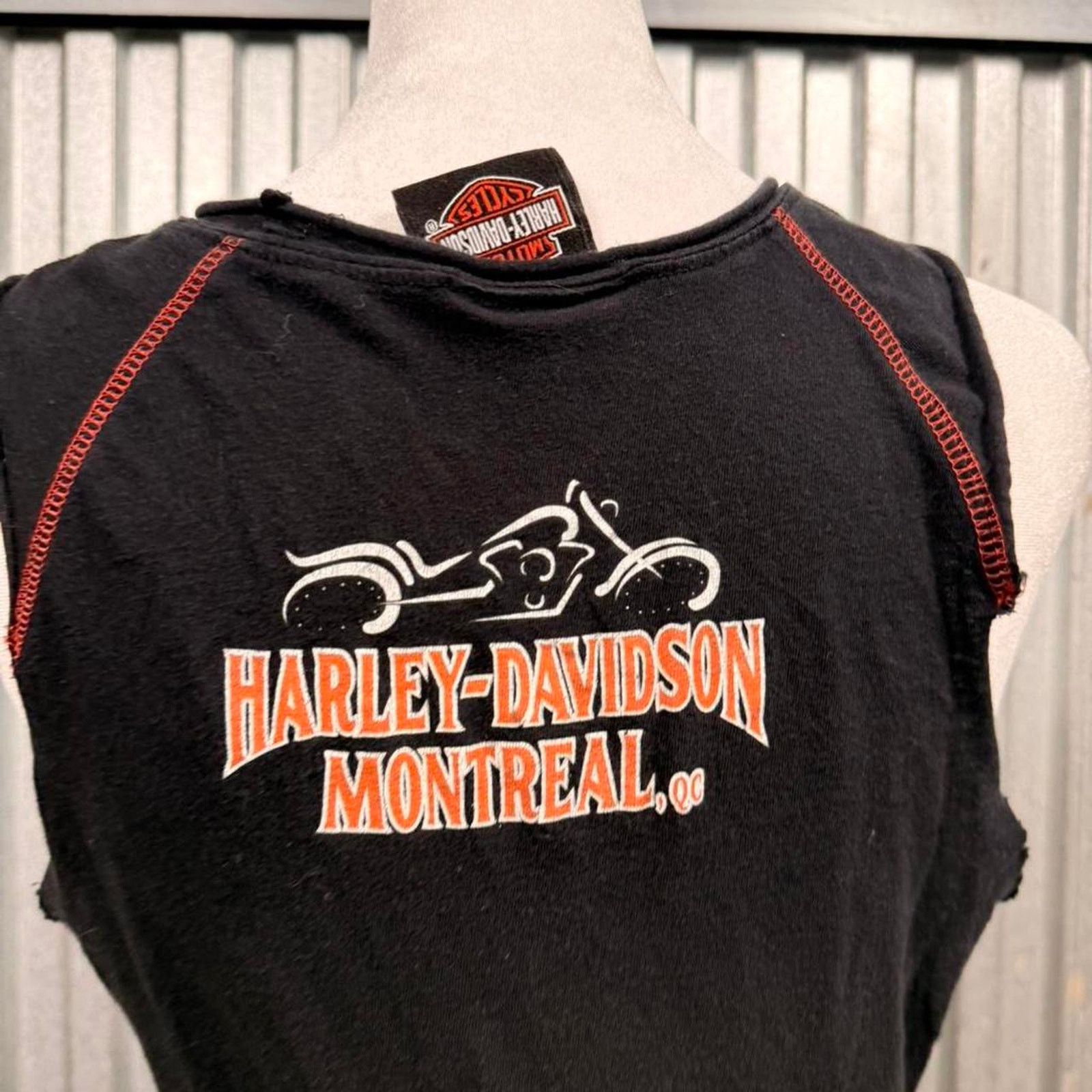 Harley Davidson Vintage Harley davidson black butterfly tank top Size S / US 4 / IT 40 - 6 Thumbnail