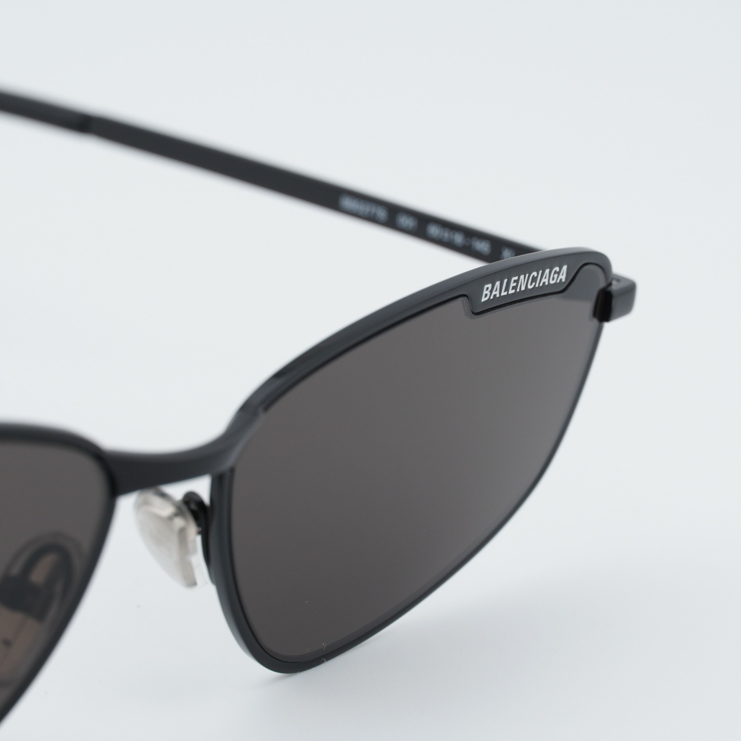 Balenciaga Balenciaga BB0277S 001 Unisex Sunglasses Black Rectangle Size ONE SIZE - 4 Thumbnail