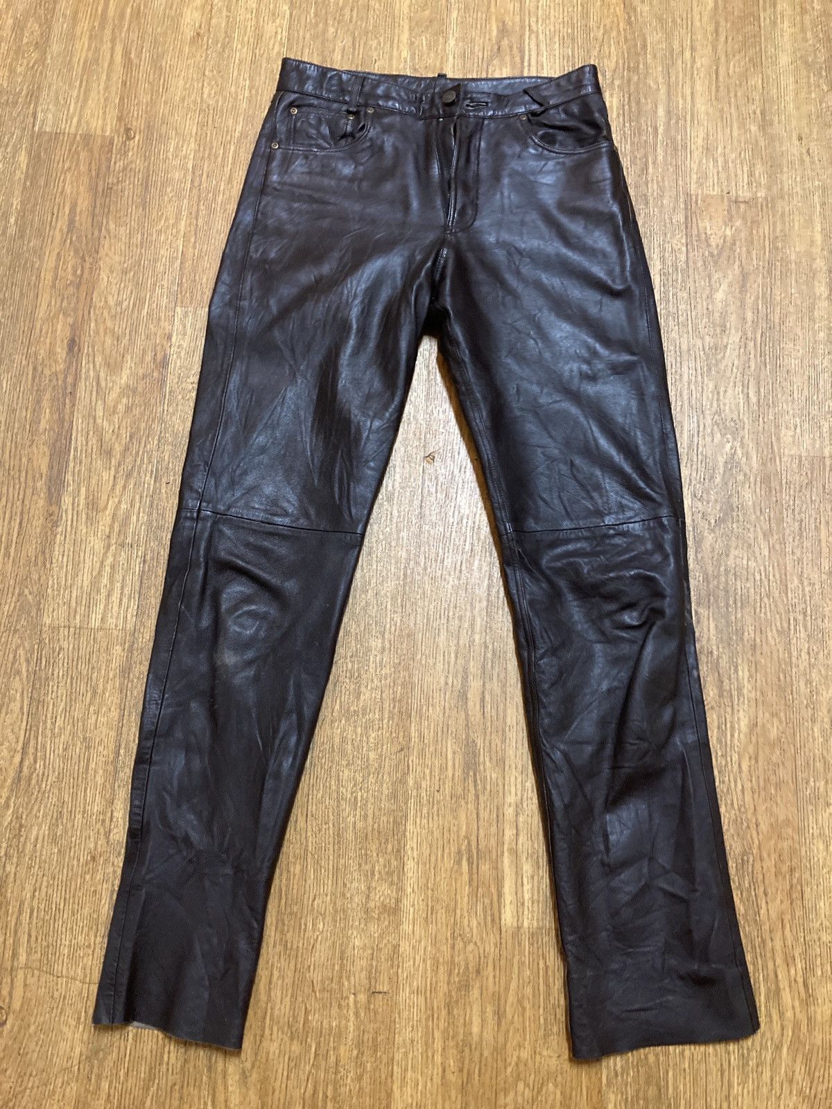 Other Country Field Trucker Leather brown leather pants Size US 30 / EU 46 - 1 Thumbnail